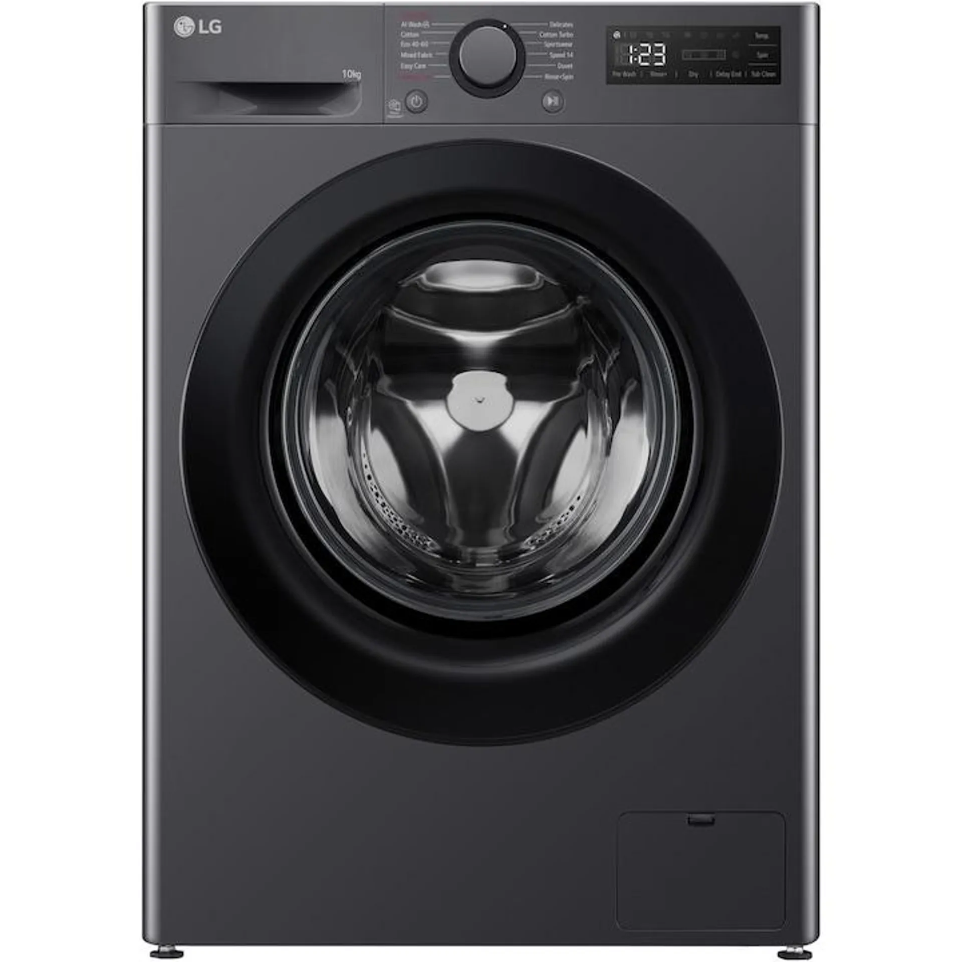 LG F4WR510SBM Mosógép, 10 kg, 1400 ford./perc, A energiaosztály, AI Direct Drive Motor, AI Wash, WiFi, Snart Diagnosis, Fekete