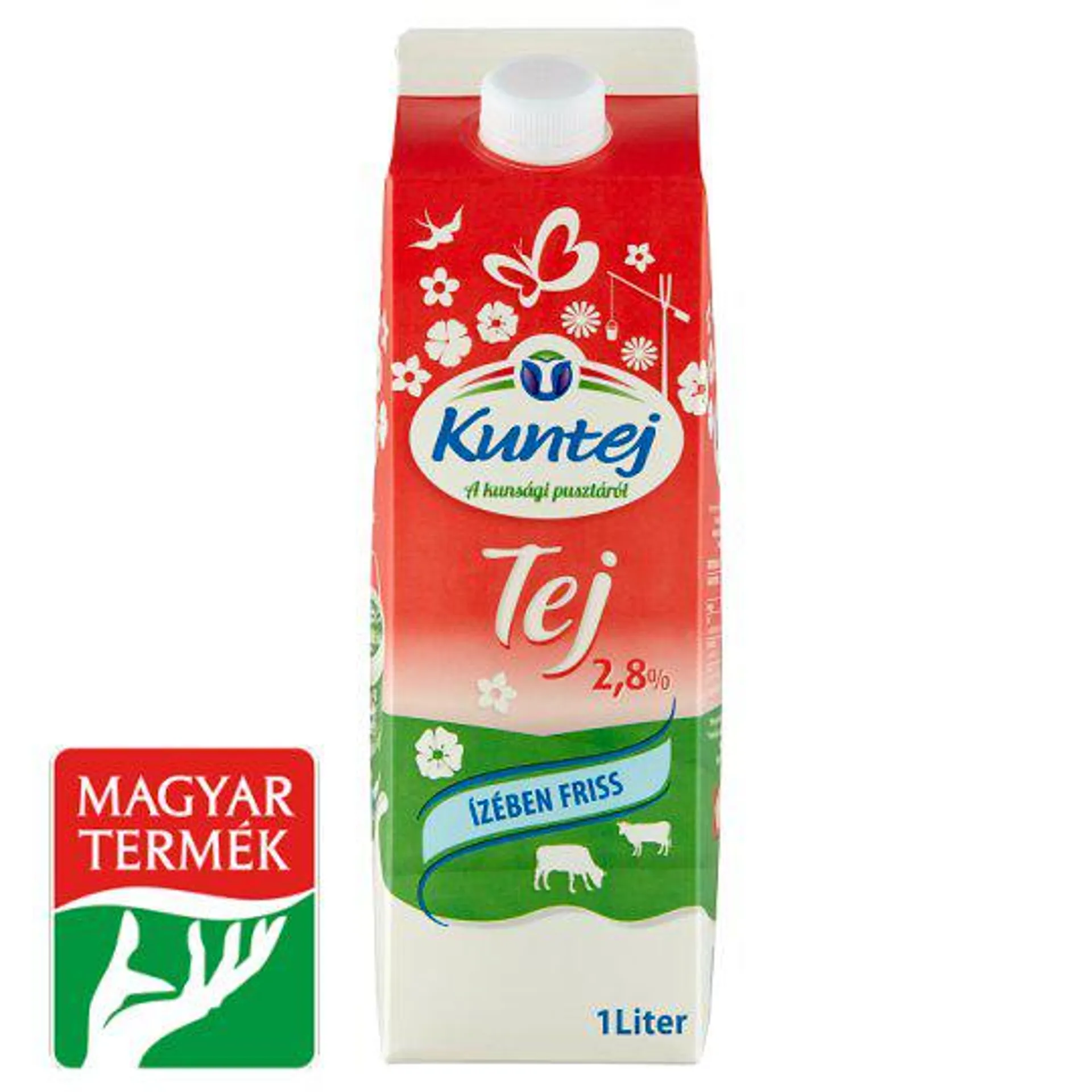 Kuntej ESL félzsíros tej 2,8% 1 l