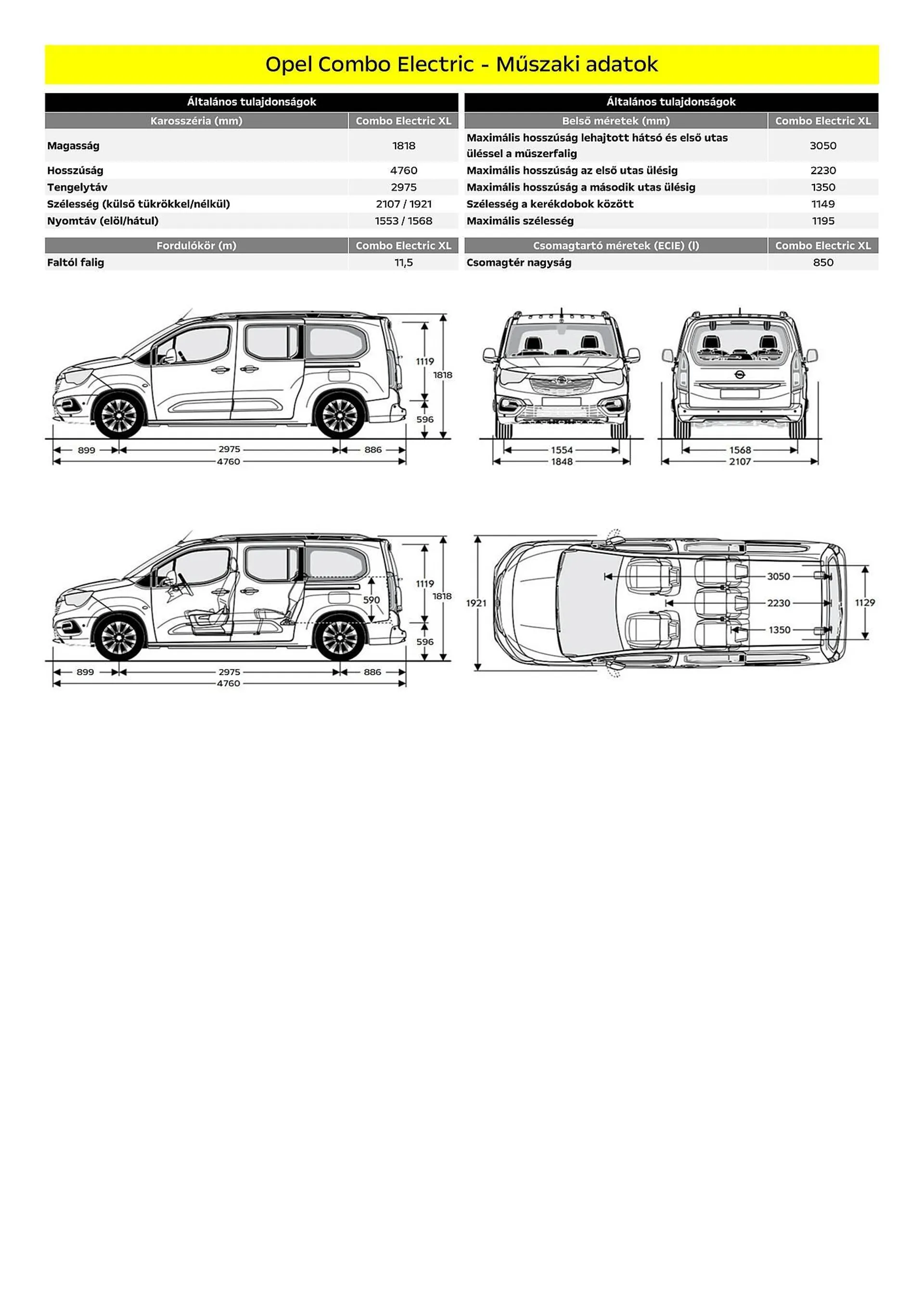 Katalógus Opel Combo Electric akciós újság július 5.-tól december 31.-ig 2024. - Oldal 10