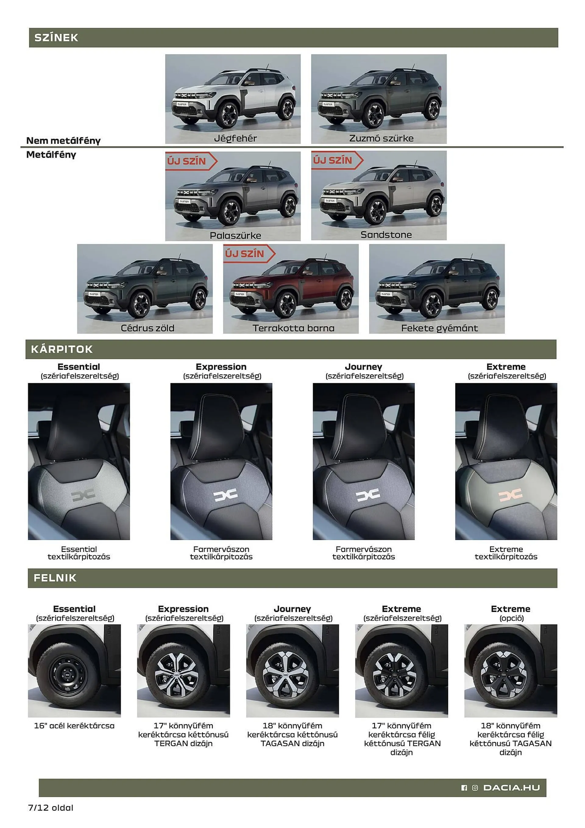 Katalógus Dacia vadiuj Duster akciós újság július 5.-tól december 31.-ig 2024. - Oldal 7