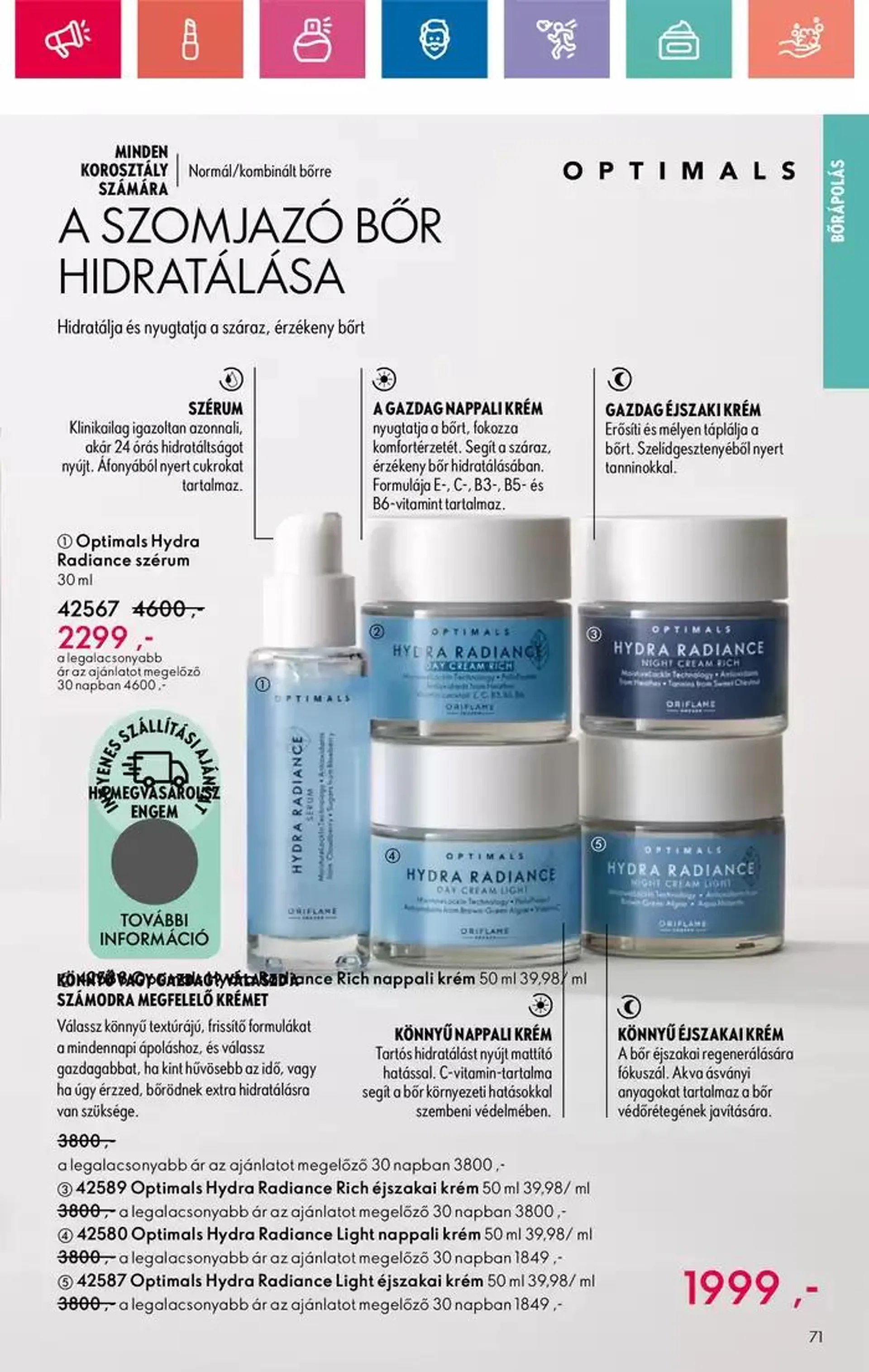 Katalógus ORIFLAME akciós október 20.-tól november 30.-ig 2024. - Oldal 71