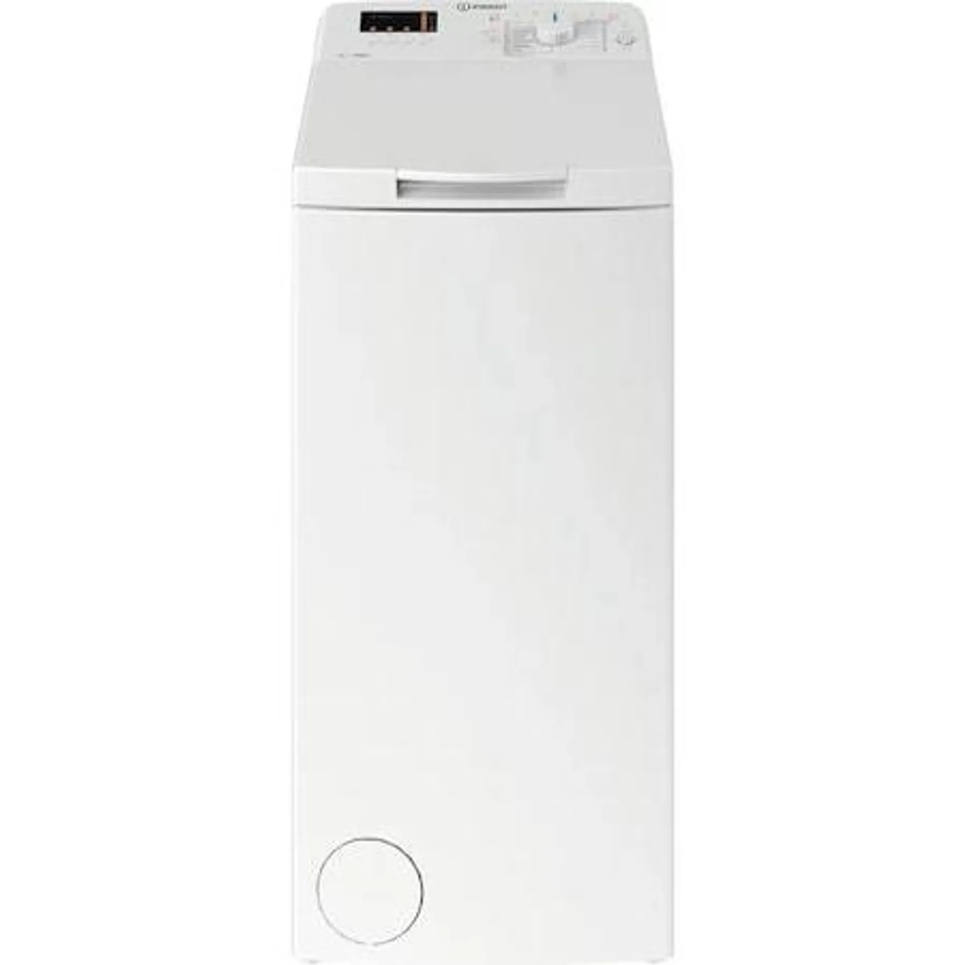 Indesit BTW S60400 EU/N felültöltős mosógép, C energiaosztély, 6 kg kapacitás, 1000 ford./perc, Fehér