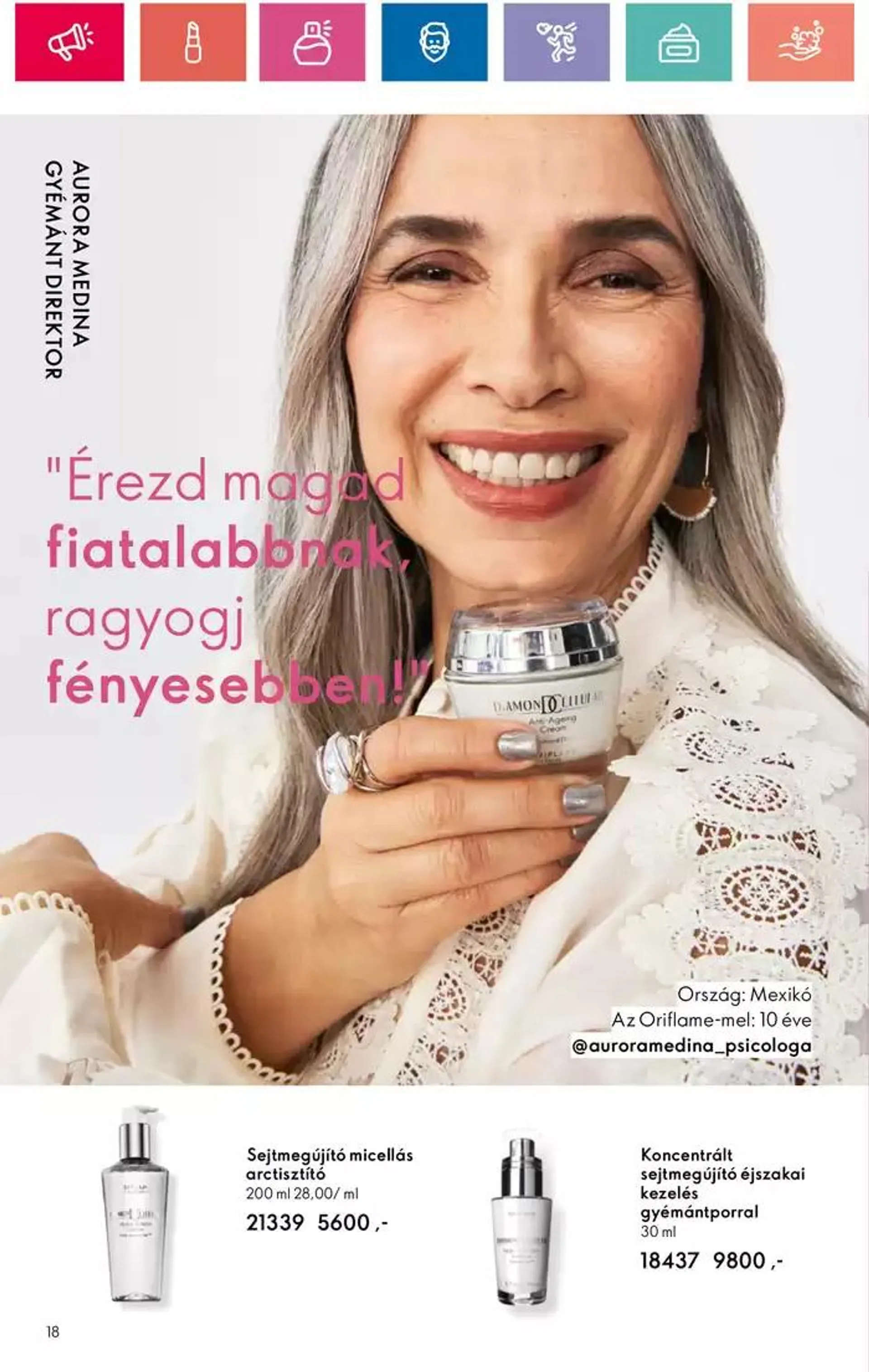 Katalógus ORIFLAME akciós október 1.-tól október 15.-ig 2024. - Oldal 18