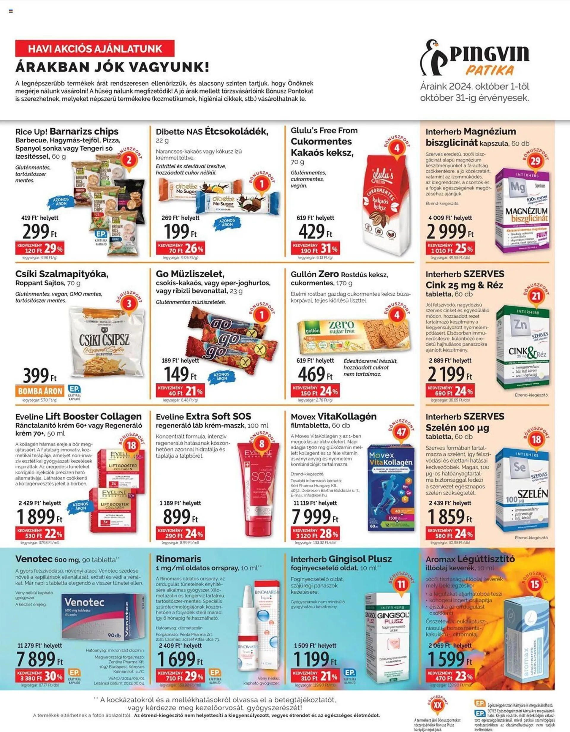 Katalógus Pingvin Patika akciós újság október 1.-tól október 31.-ig 2024. - Oldal 3