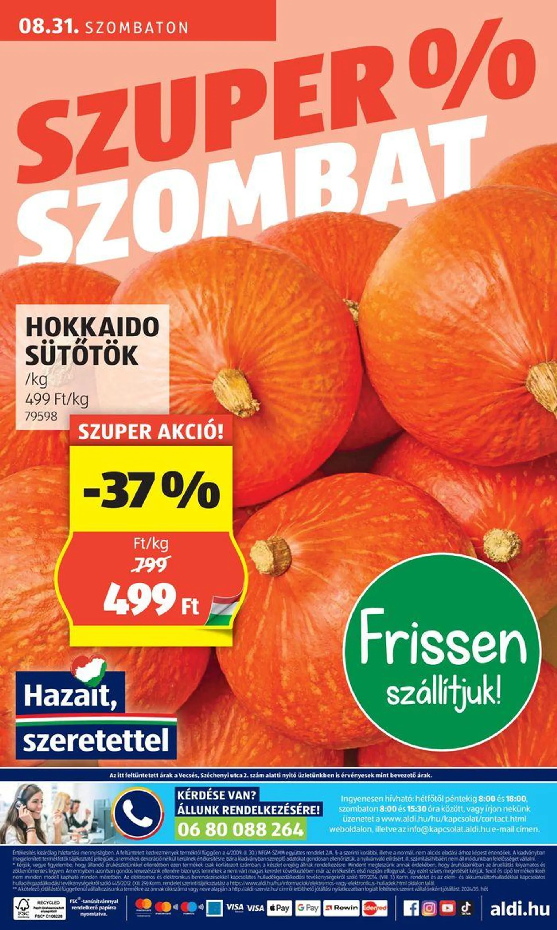 Következő heti ALDI akciós újság - 54