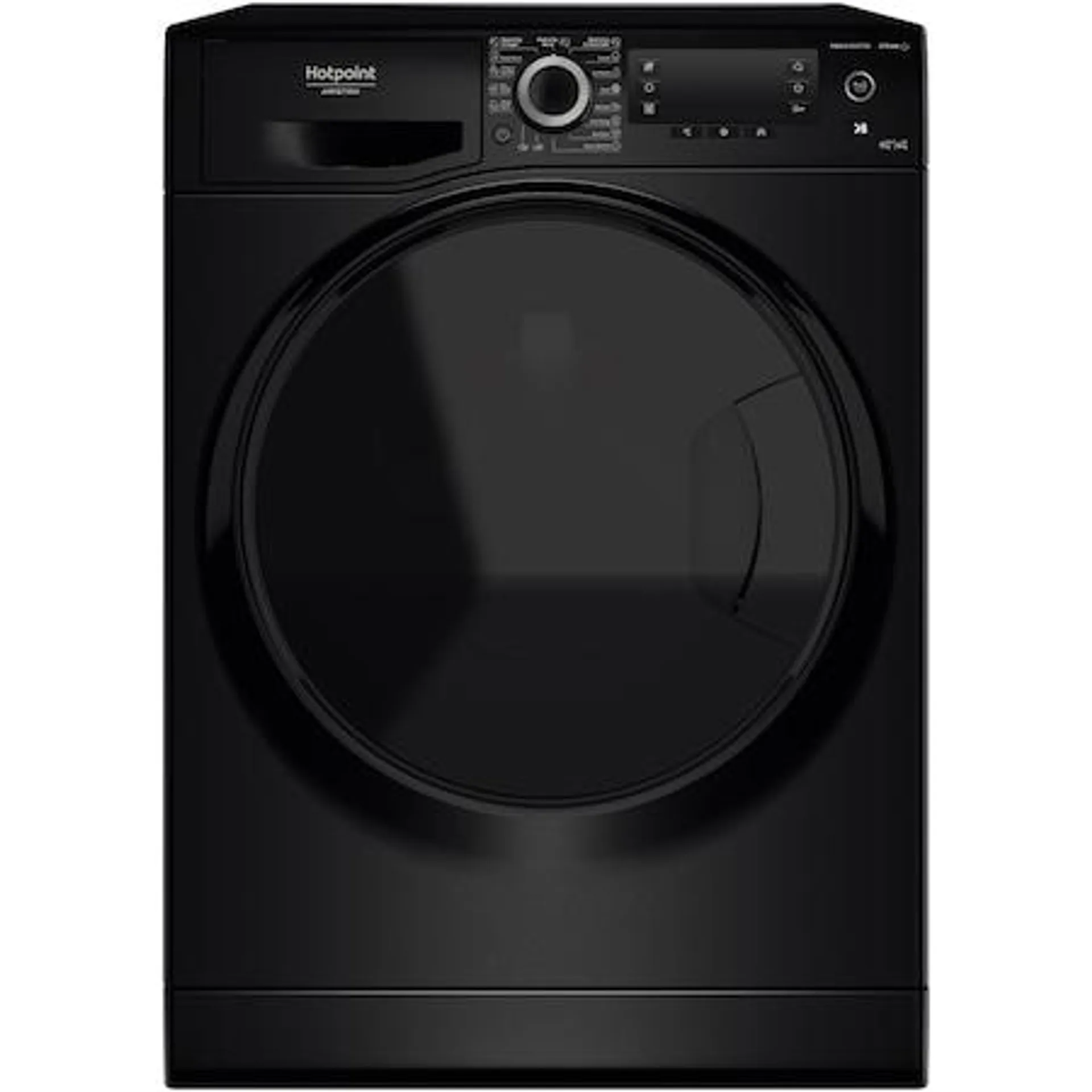 Hotpoint Natis NDD9636BDAEE Mosó-szárítógép, 9 kg mosás, 6 kg szárítás, 1400 ford/perc, Inverter Motor, Display LCD, A energiaosztály, Fekete