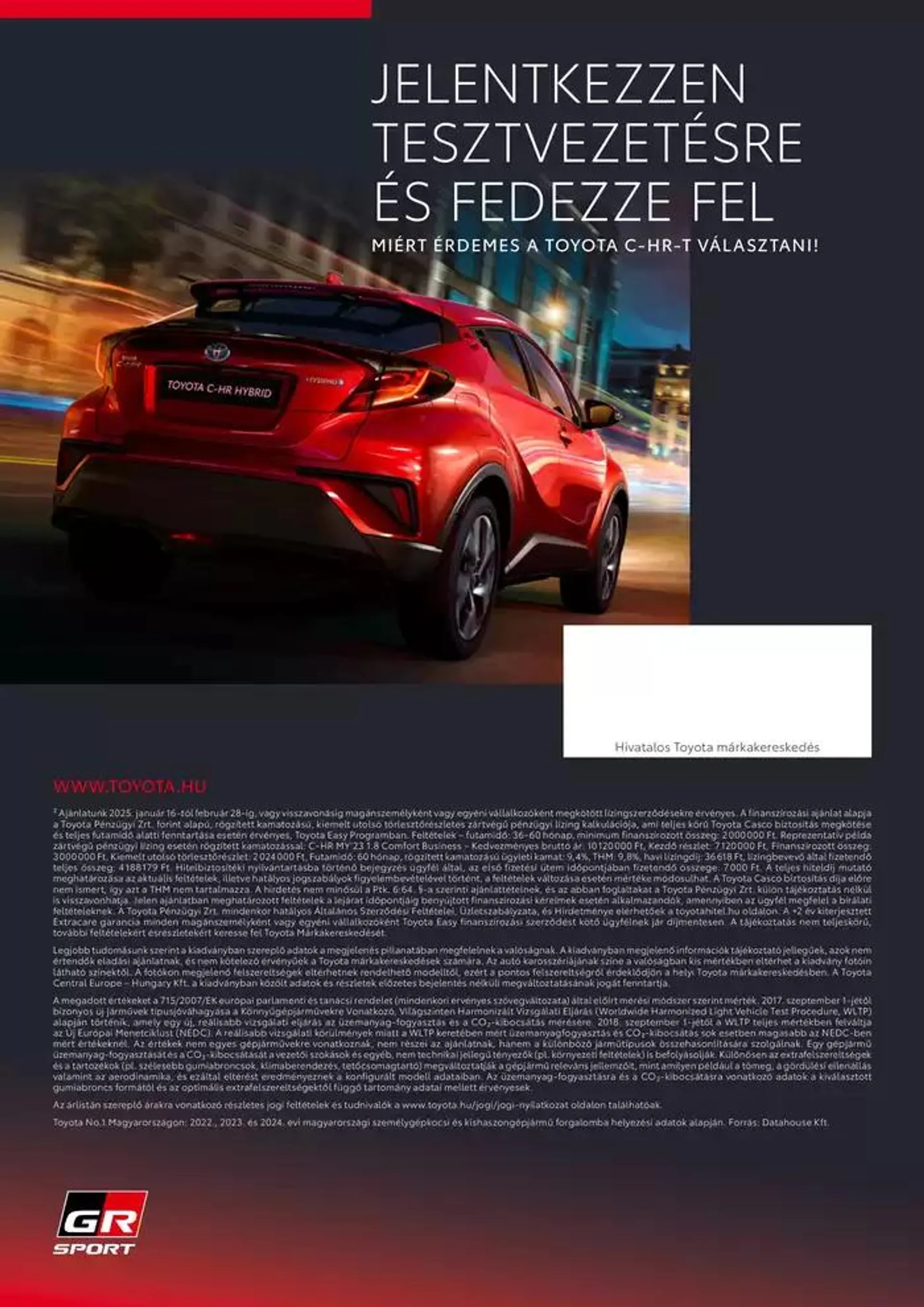 Katalógus Toyota C-HR Hybrid január 17.-tól január 17.-ig 2026. - Oldal 12