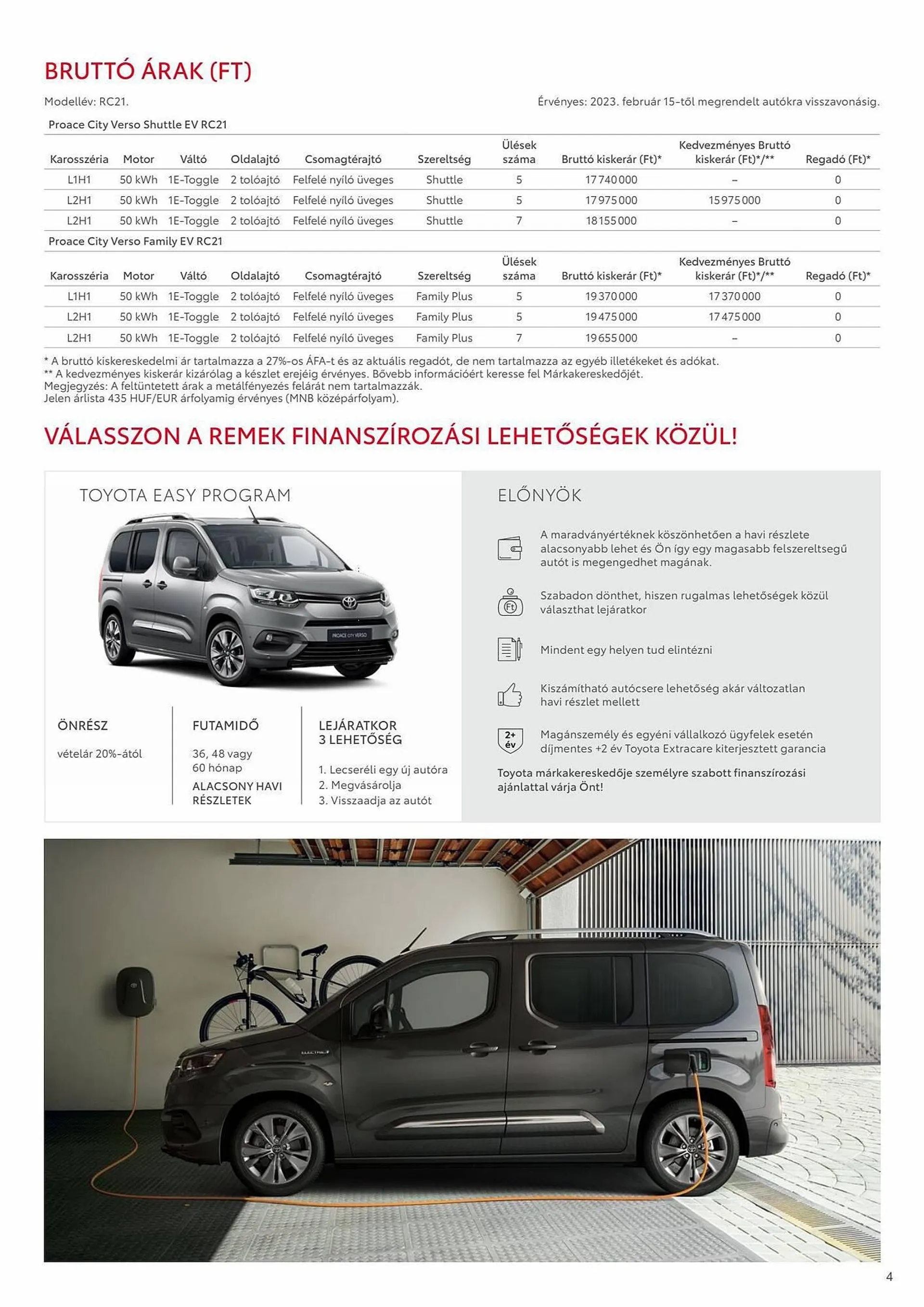 Katalógus Toyota PROACE CITY VERSO EV akciós újság november 15.-tól november 15.-ig 2024. - Oldal 4