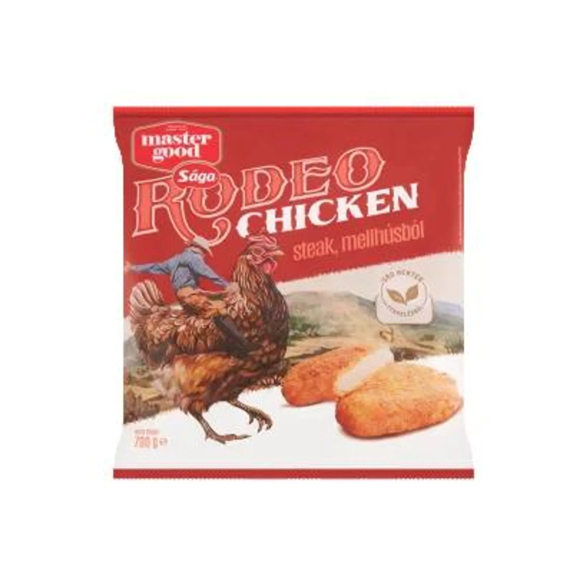 Sága Rodeo Chicken Steak Quick-Frozen Breaded Chicken Breast Product 700 g
