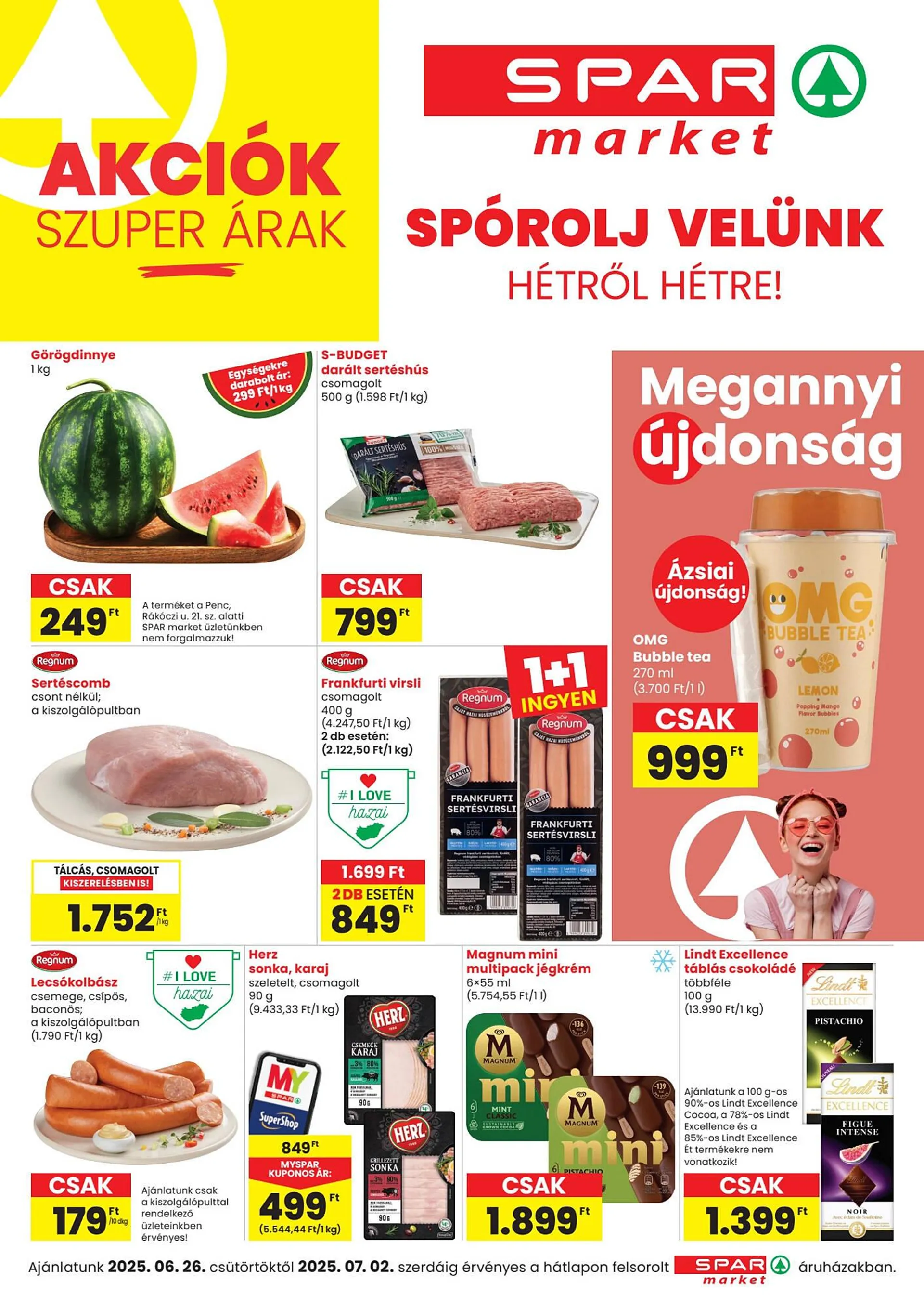 Spar akciós újság - 1