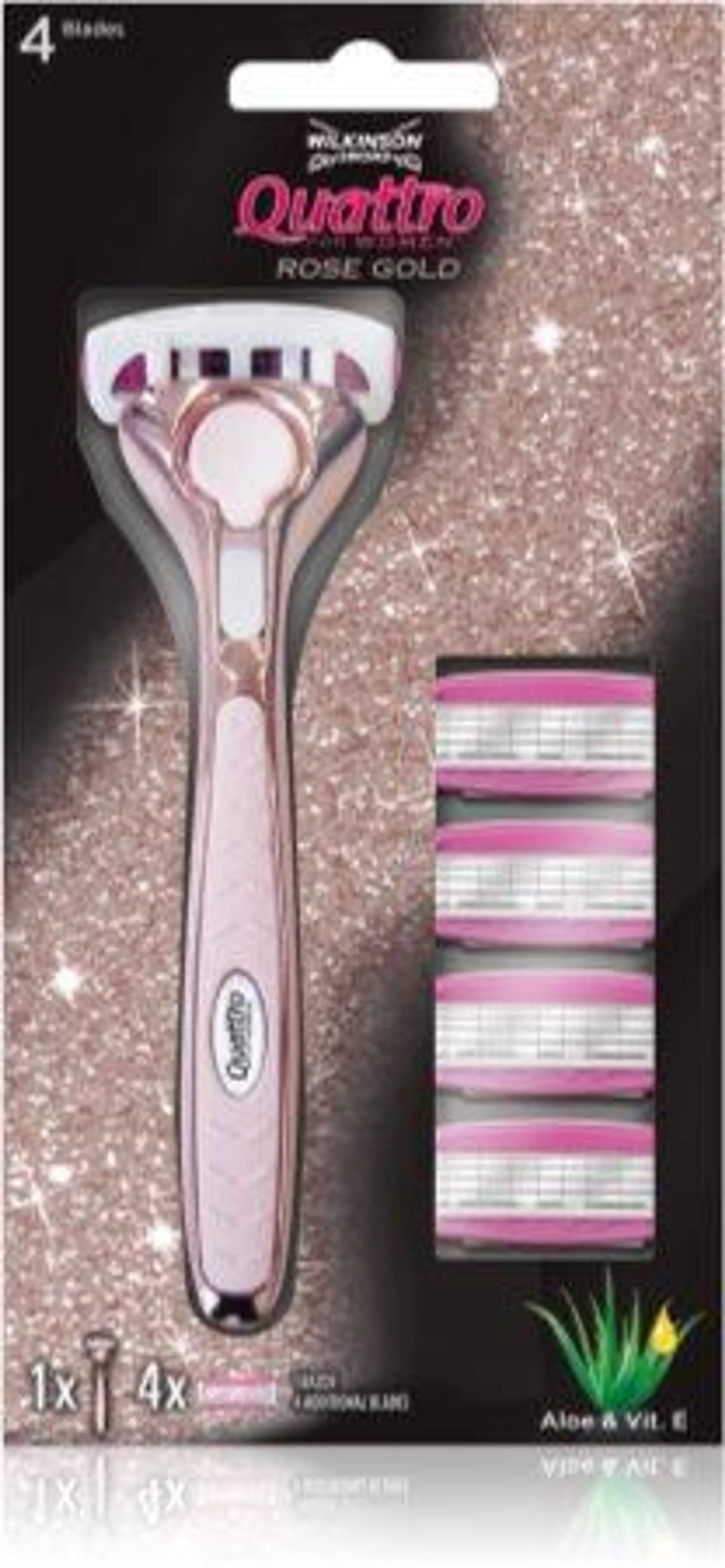 Wilkinson Sword Quattro for Women Rose Gold