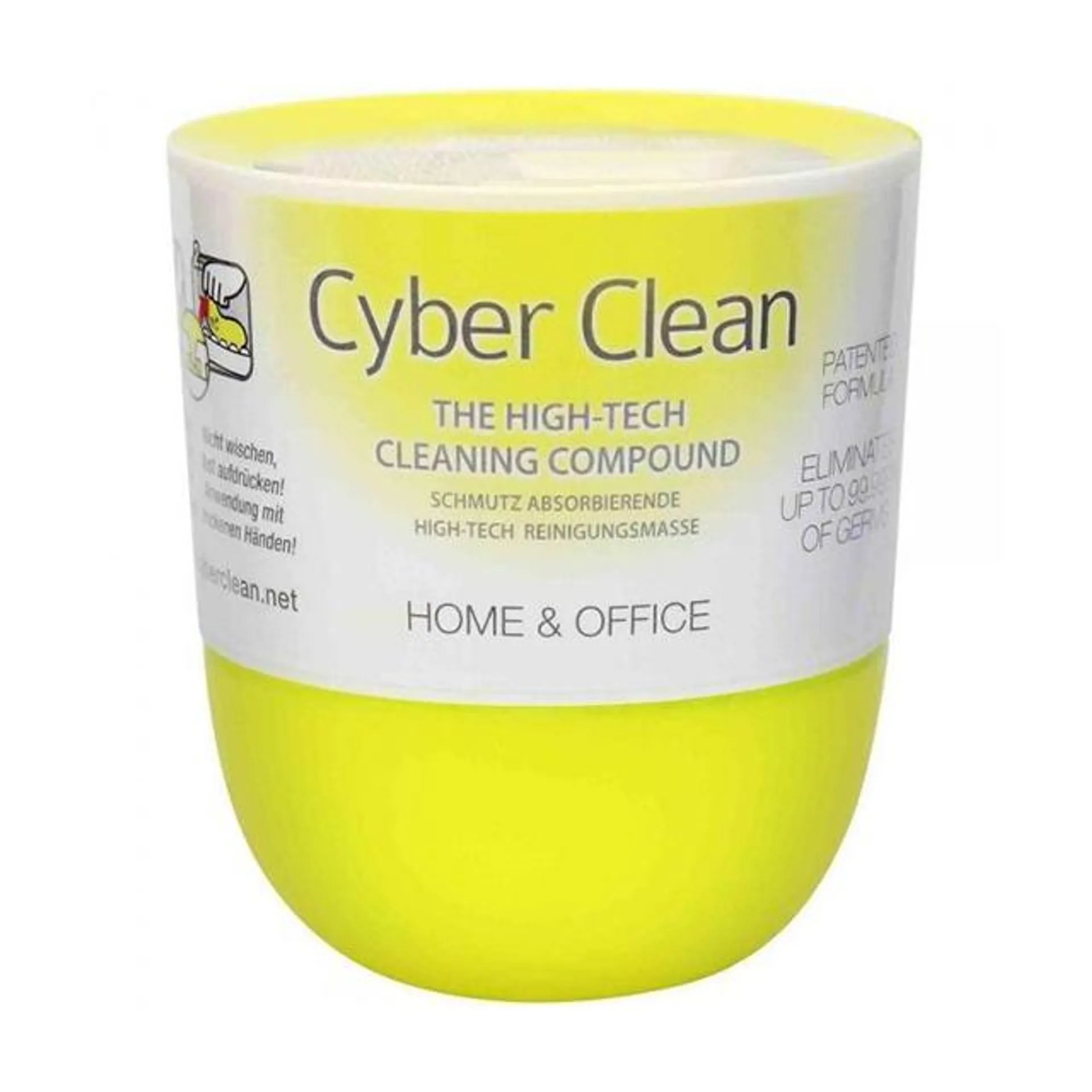 Cyber Clean 160g poharas autó & otthon antibakteriális tisztító massza, sárga