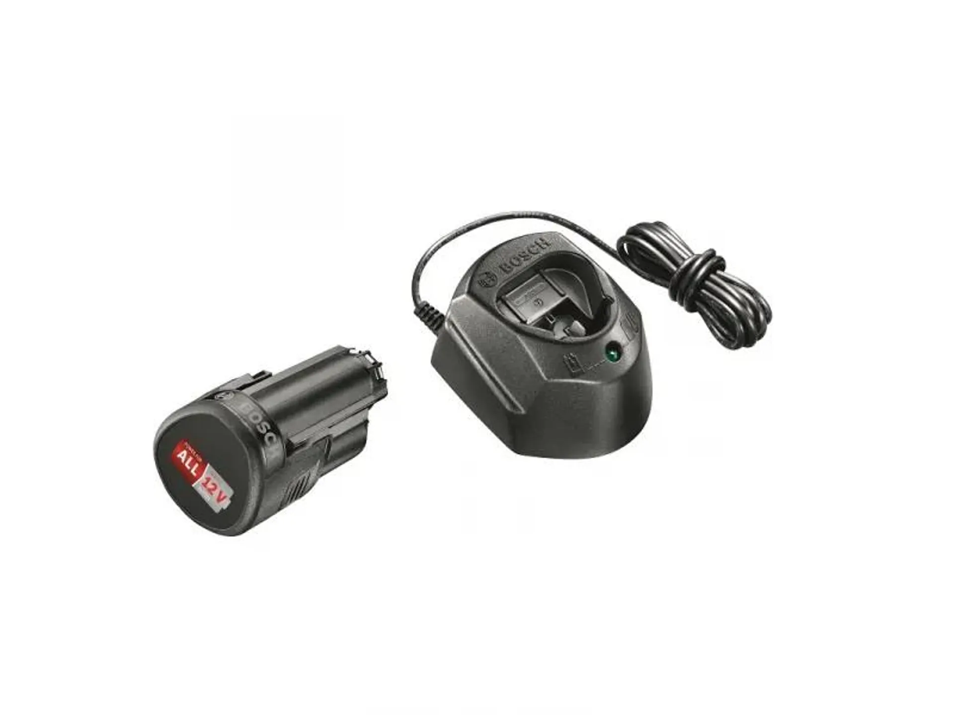 BOSCH - akkumulátor és töltő (12V, 1x1,5Ah)