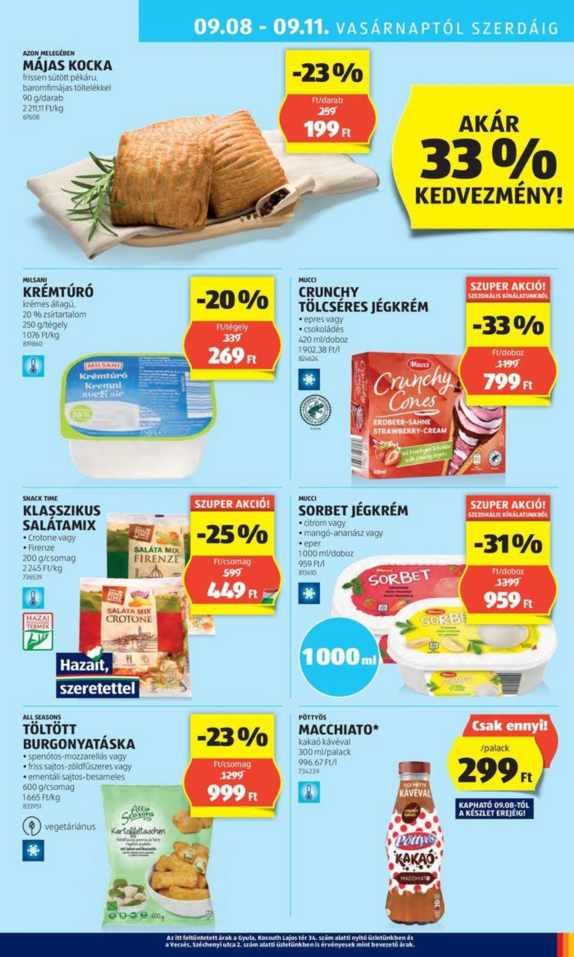 Következő heti ALDI akciós újság - 29