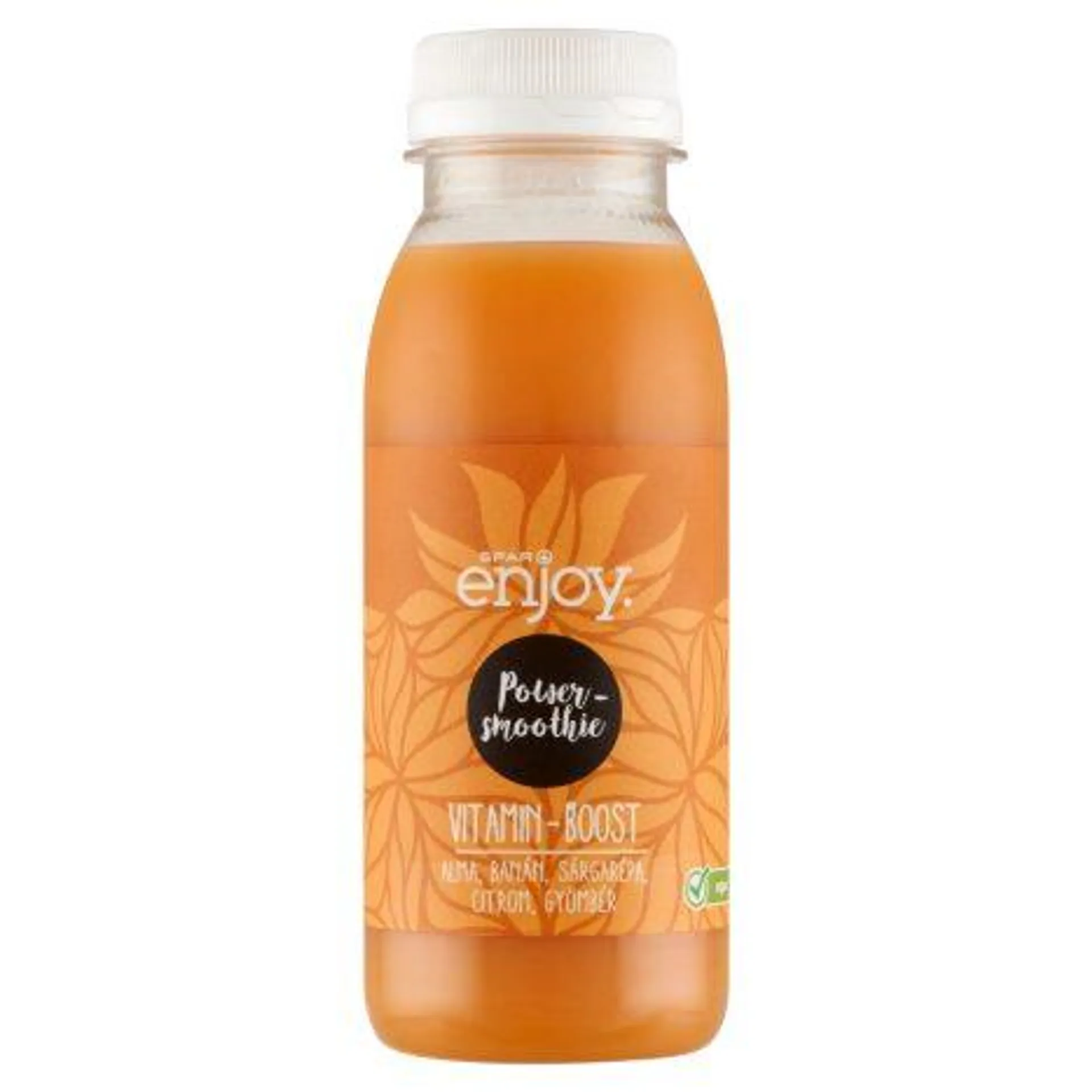 SPAR Enjoy Power-Smoothie Vitamin-Boost alma, banán, sárgarépa, citrom, gyömbér gyümölcsital 250 g