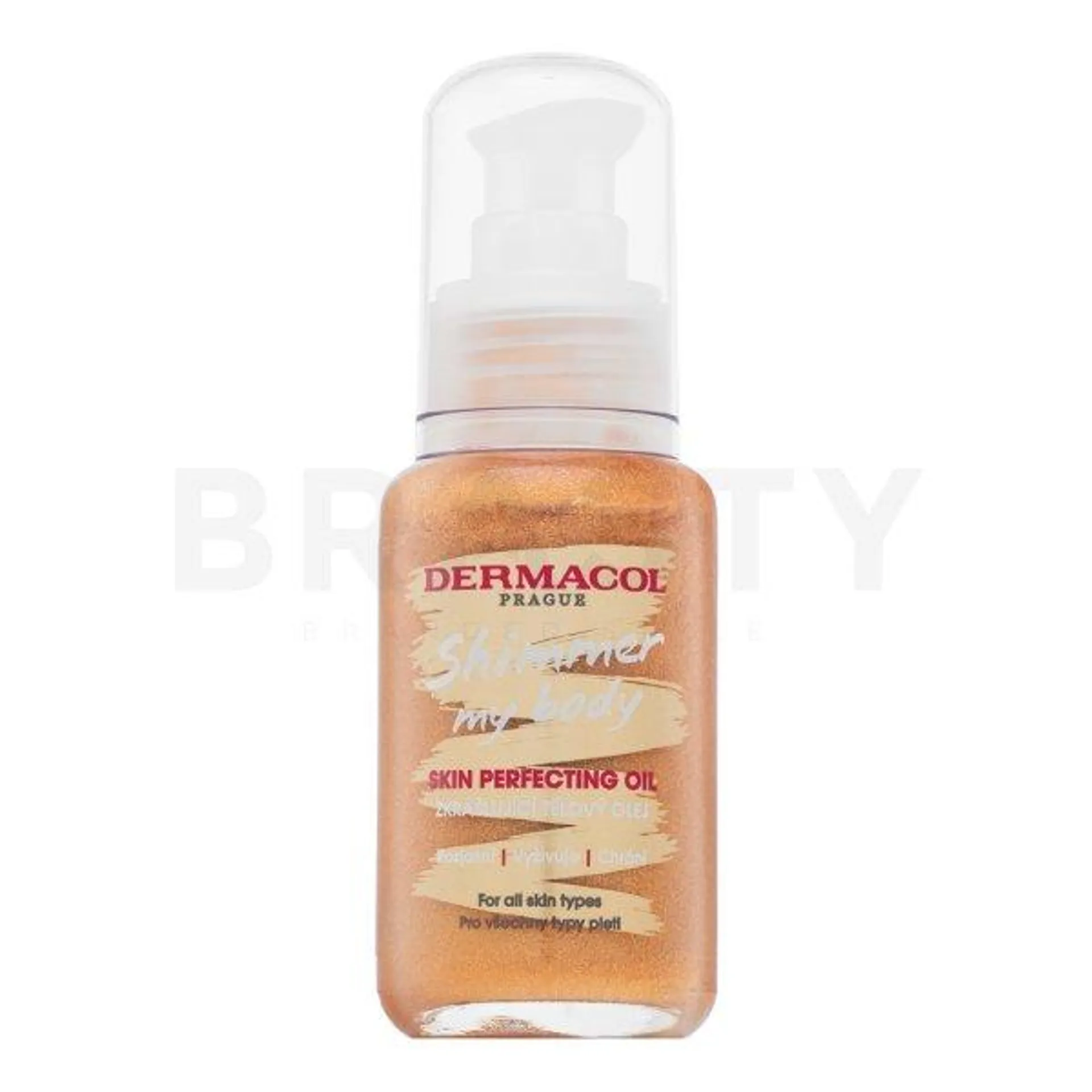 Dermacol Shimmer My Body Skin Perfecting Oil multifunkciós száraz olaj csillámporral 50 ml