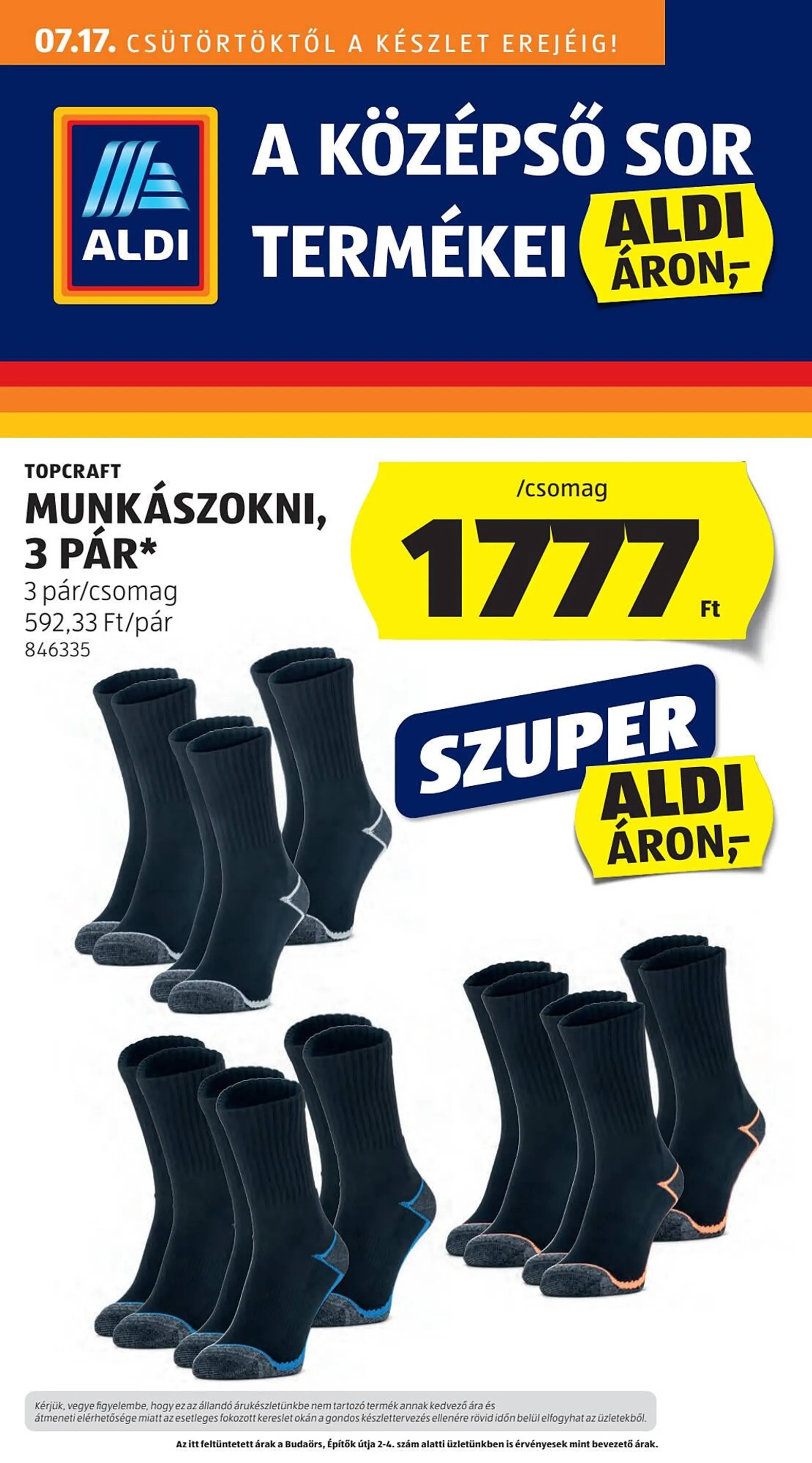 ALDI akciós újság - 1