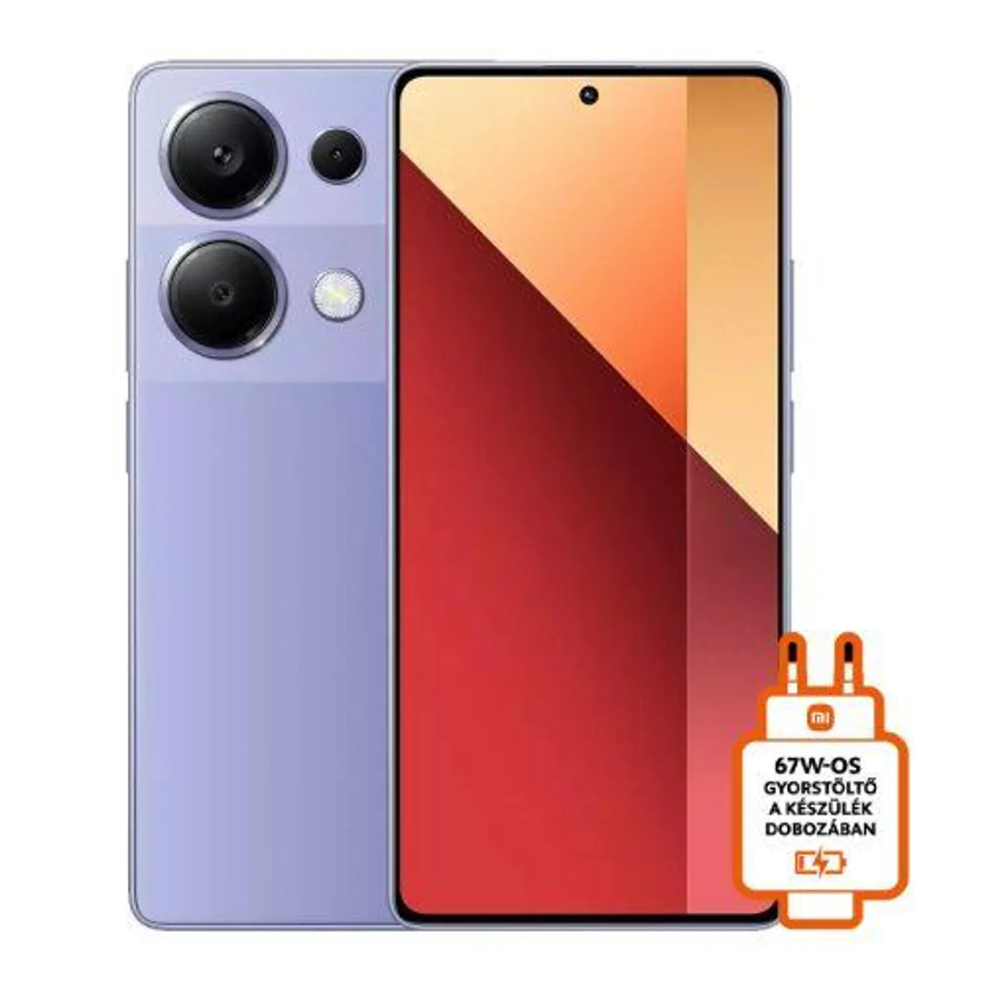 Redmi Note 13 Pro 4G 12GB+512GB okostelefon, Lavender Purple