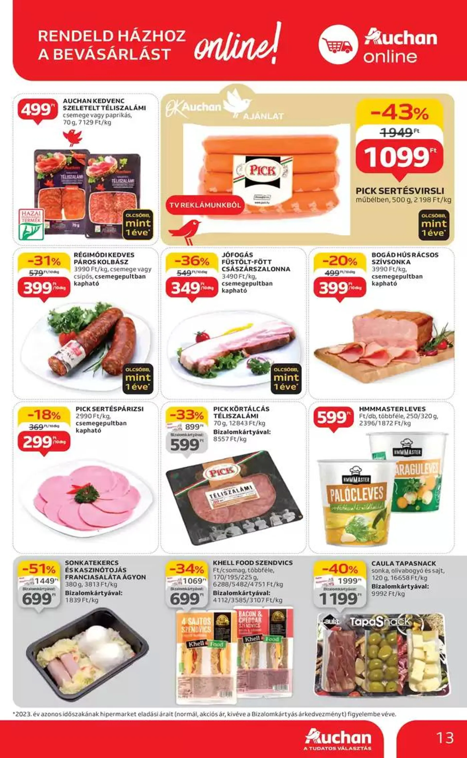 Katalógus Catalog Auchan szeptember 23.-tól október 2.-ig 2024. - Oldal 13