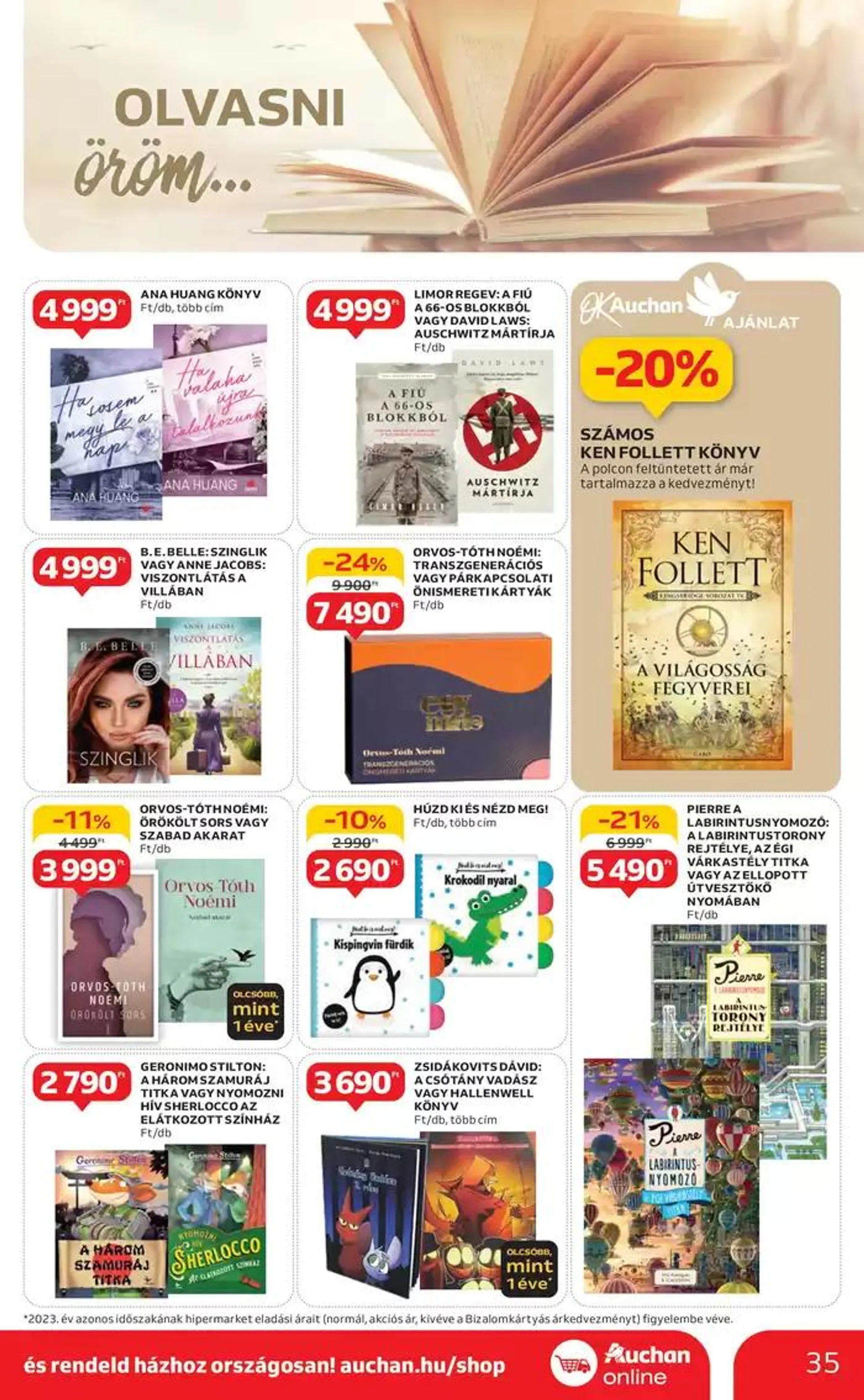 Katalógus Catalog Auchan szeptember 23.-tól október 2.-ig 2024. - Oldal 35