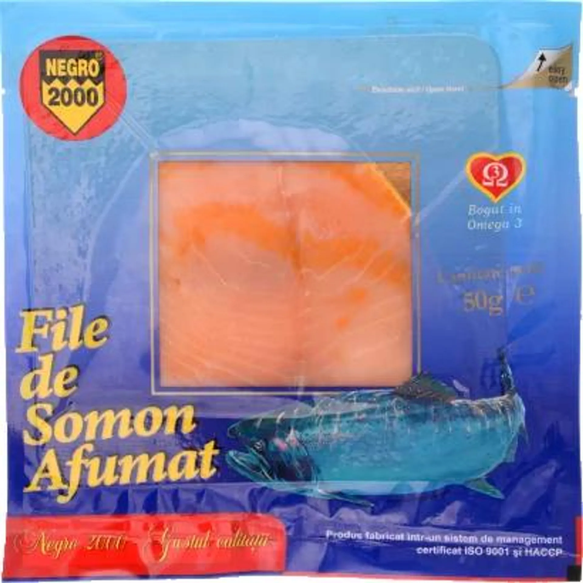 SMOKED SALMON FILLET SLICES 50G