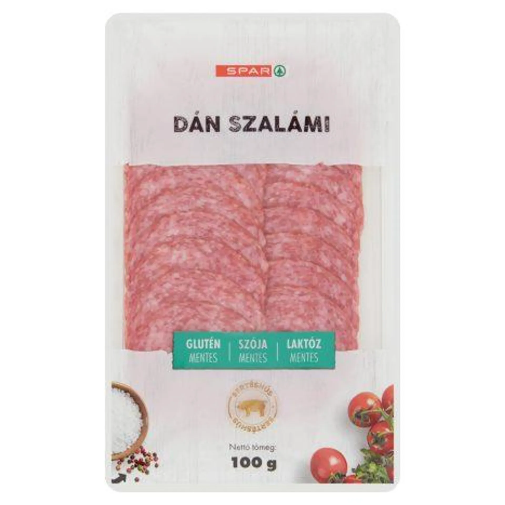 SPAR szeletelt dán szalámi 100 g