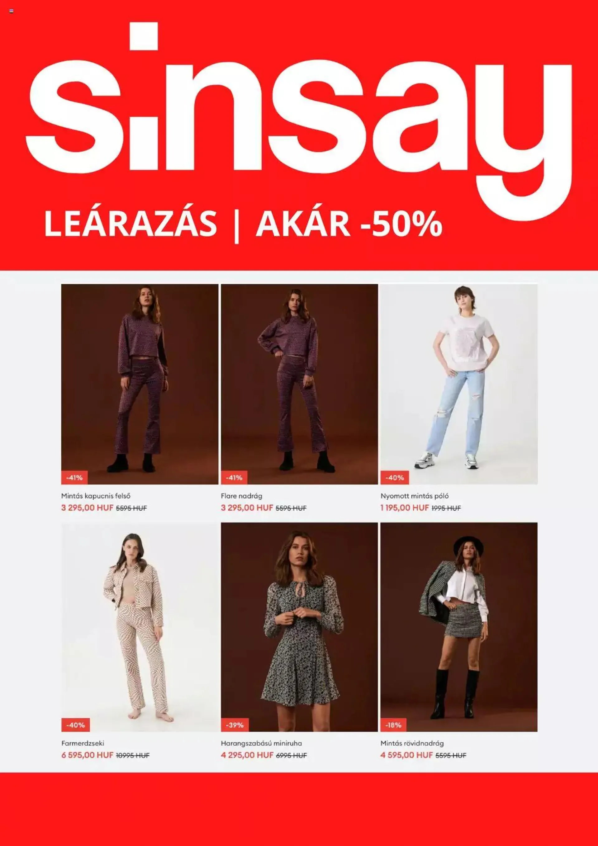 Sinsay - Akciós újság - 1