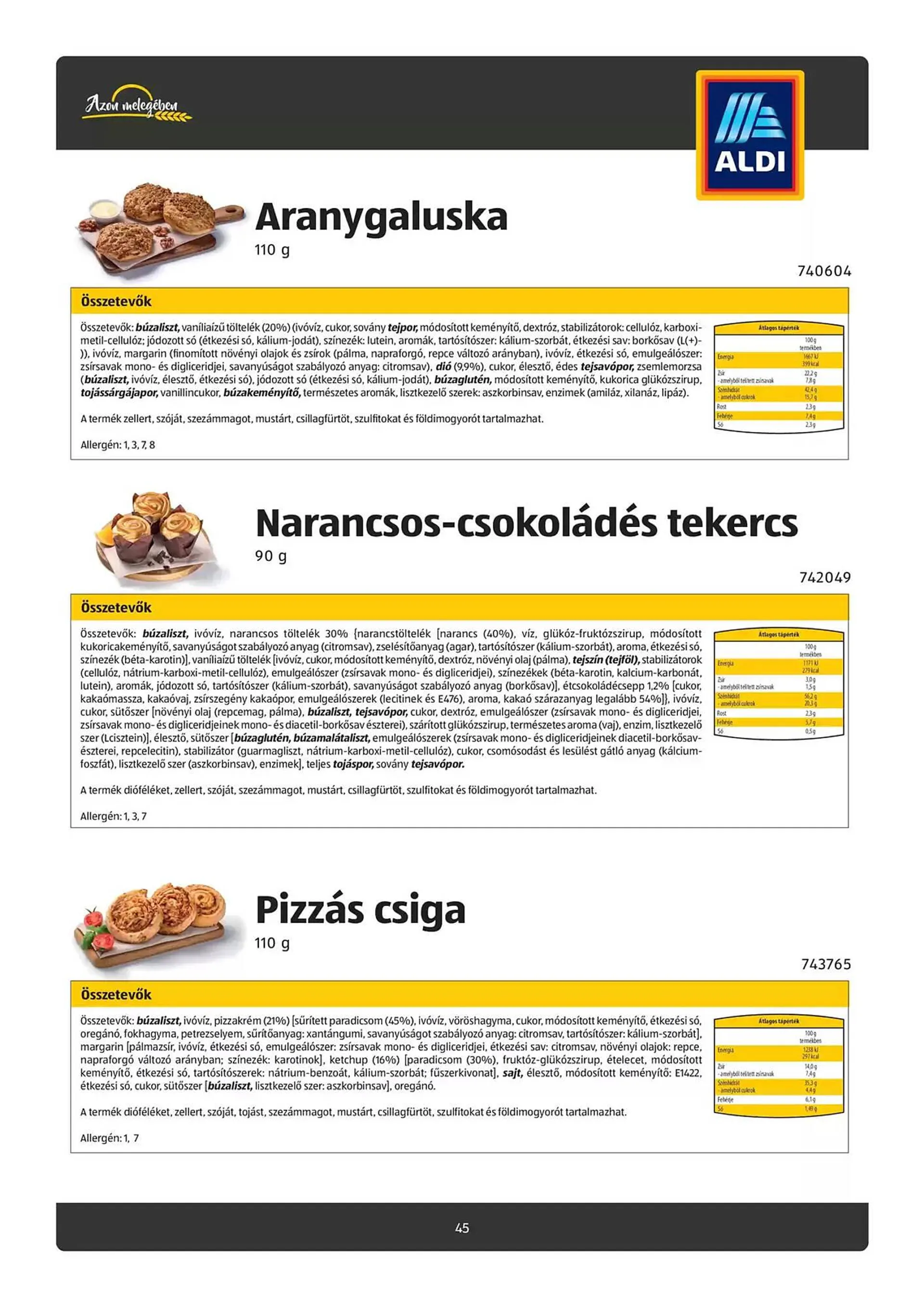 Katalógus ALDI akciós újság december 18.-tól január 1.-ig 2025. - Oldal 45