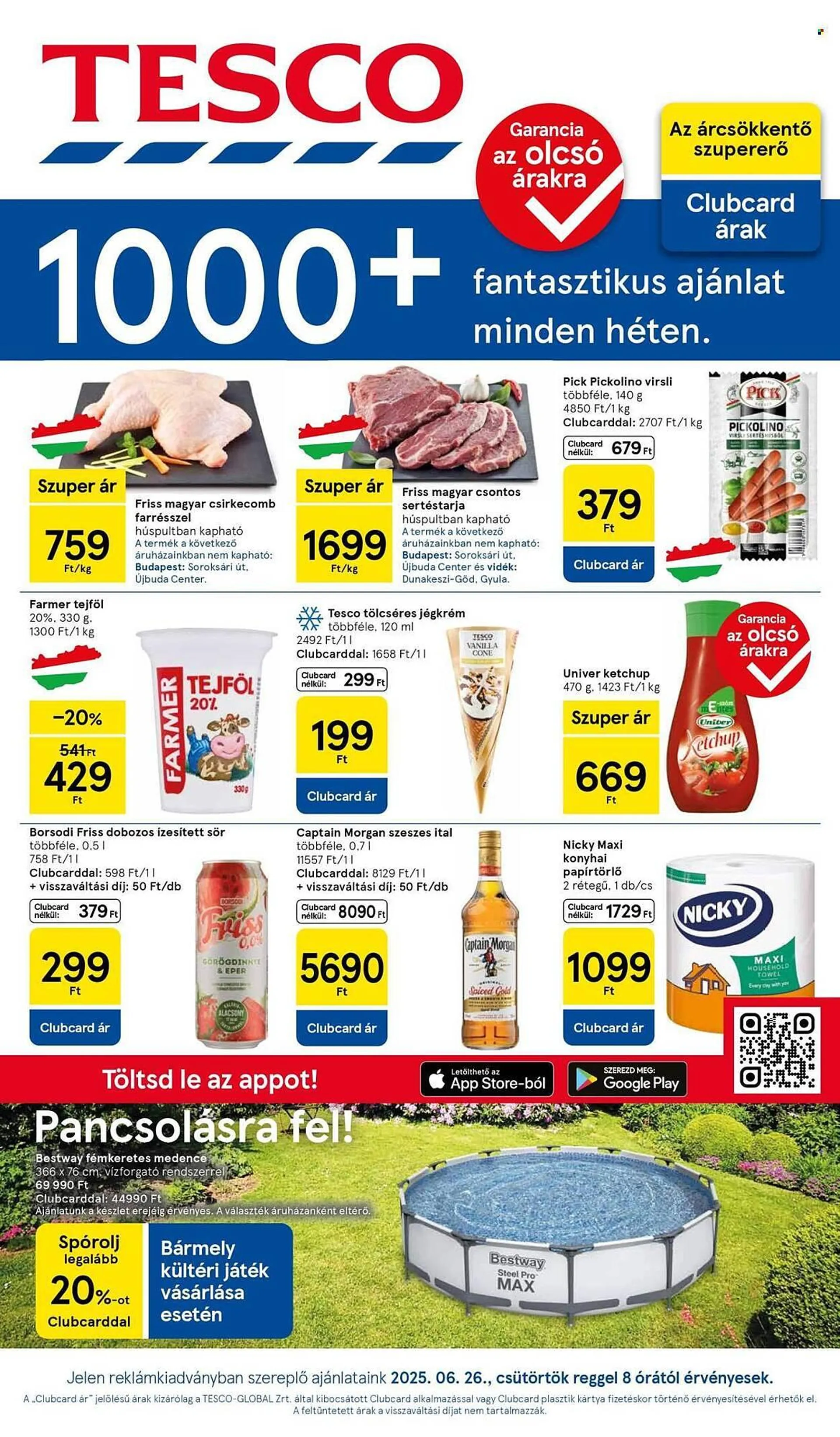 Tesco akciós újság - 1