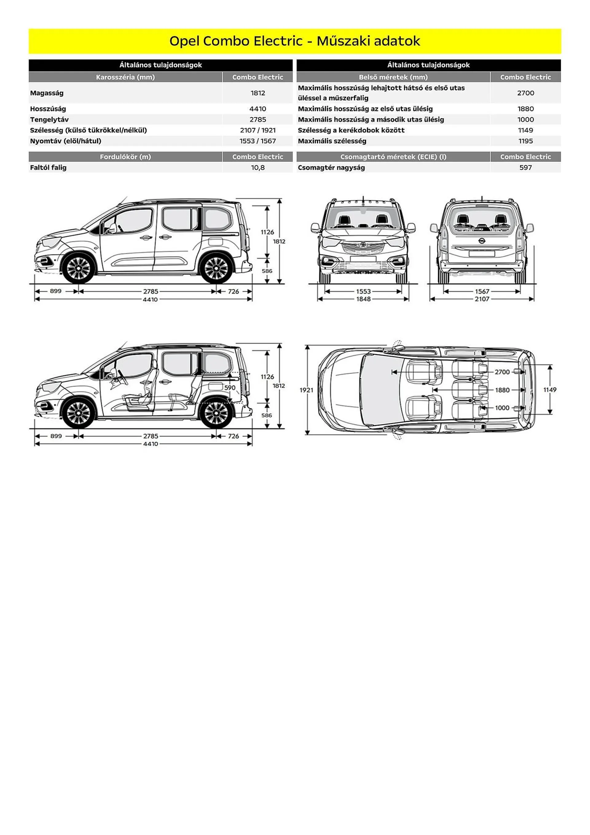 Katalógus Opel Combo Electric akciós újság július 5.-tól december 31.-ig 2024. - Oldal 9