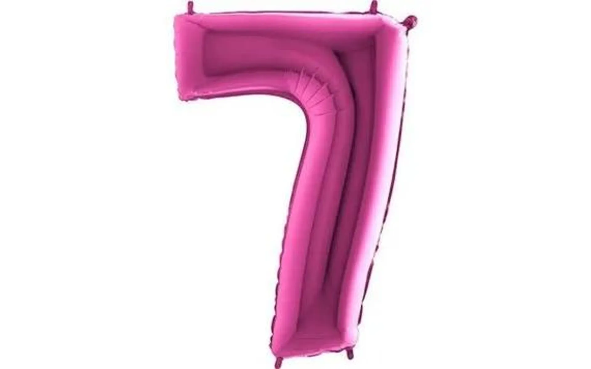 Léggömb fólia számjegy rózsaszín - pink 115 cm - 7