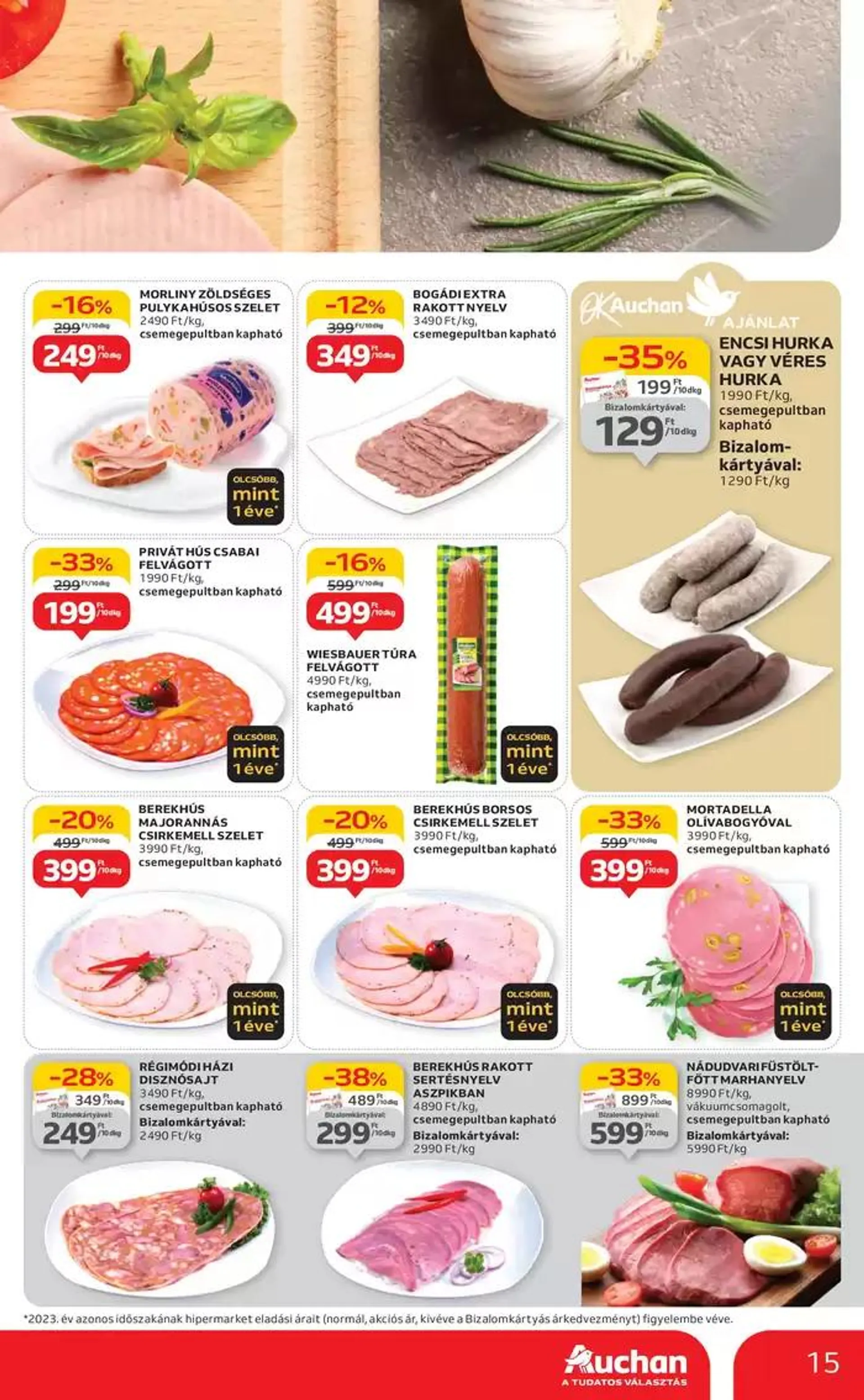 Katalógus Catalog Auchan szeptember 23.-tól október 2.-ig 2024. - Oldal 15