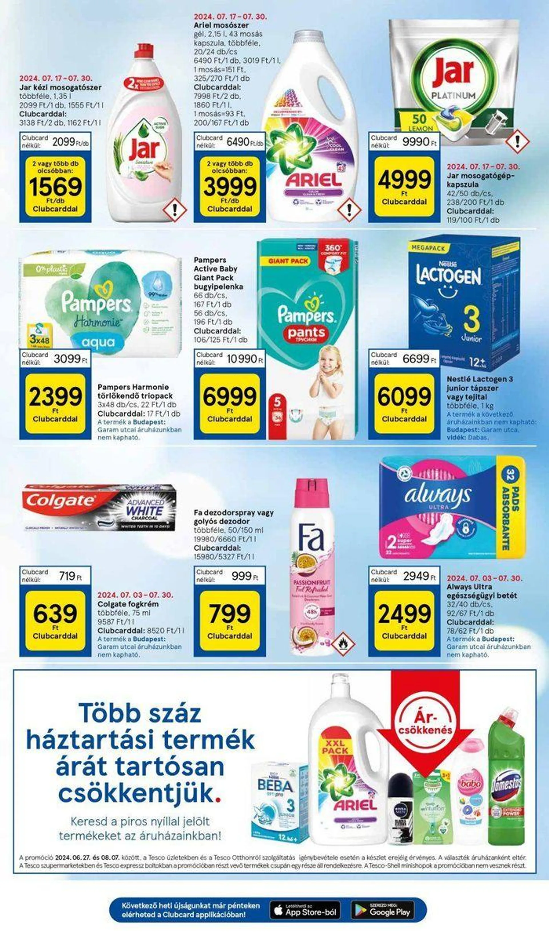 Katalógus Tesco Katalógus - hipermarket - következő hét július 25.-tól július 31.-ig 2024. - Oldal 7