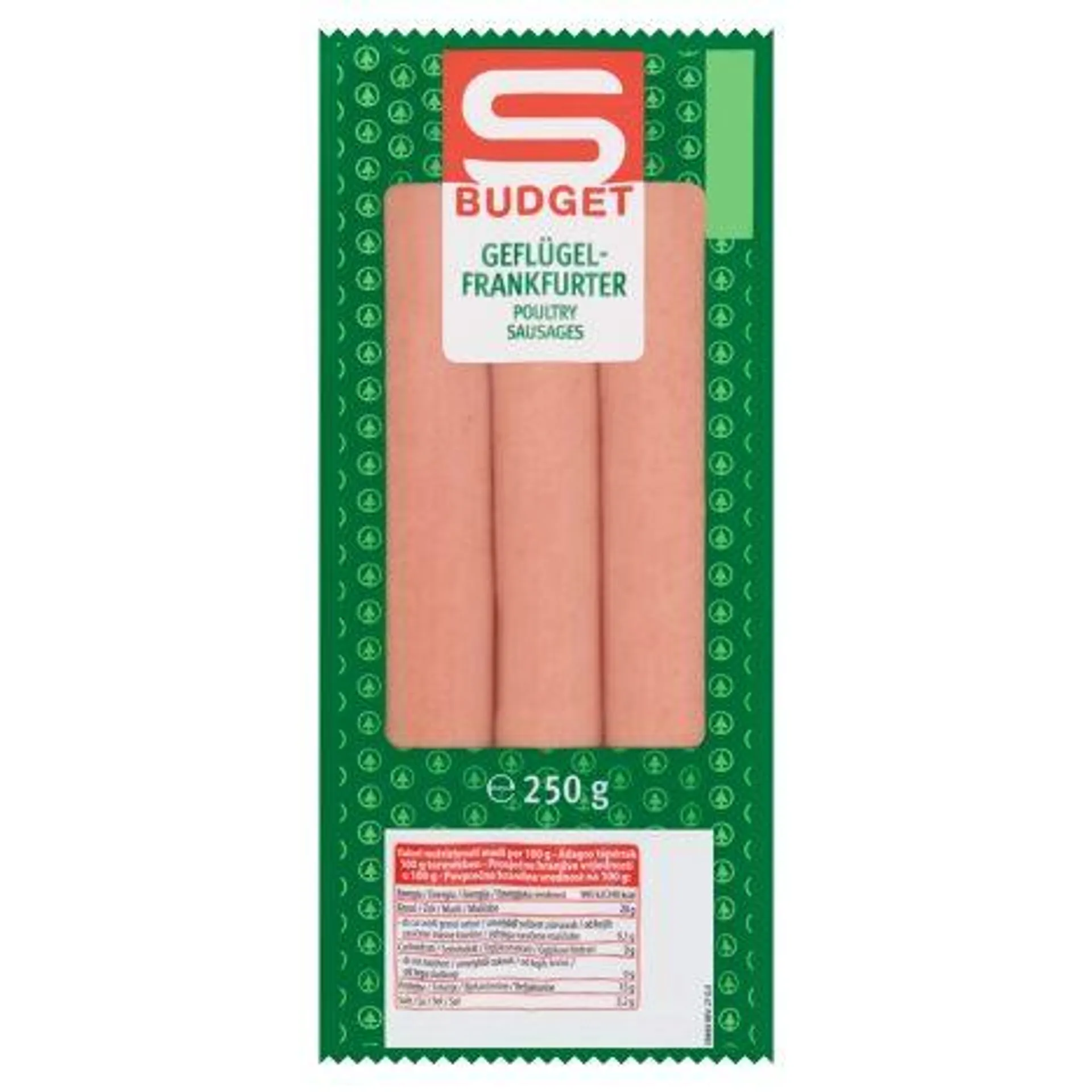 S-Budget hot-dog rúd 3 db 250 g