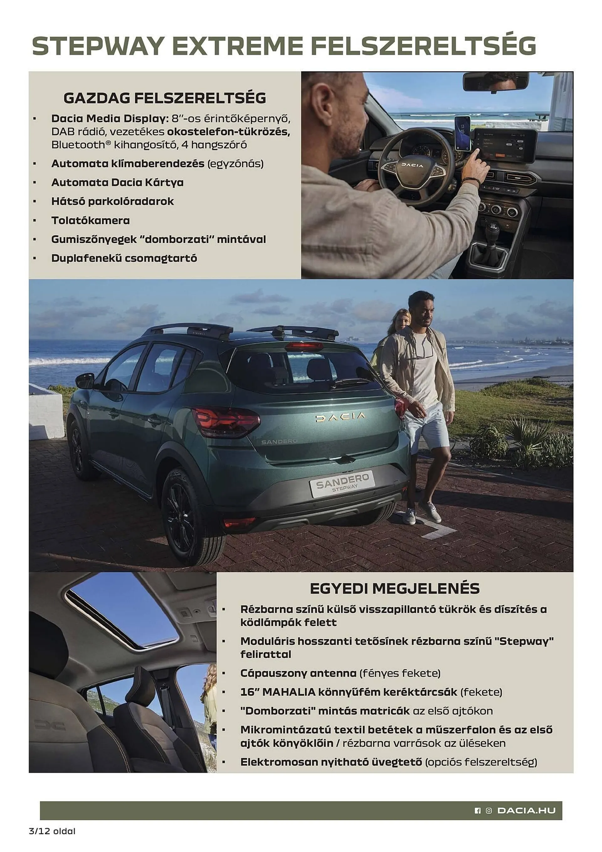 Katalógus Dacia Sandero Stepway akciós újság július 5.-tól december 31.-ig 2024. - Oldal 3