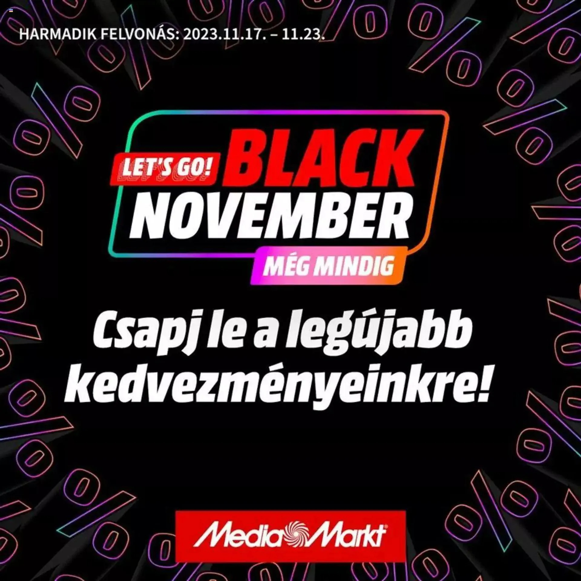 Media Markt - Black November értesítés