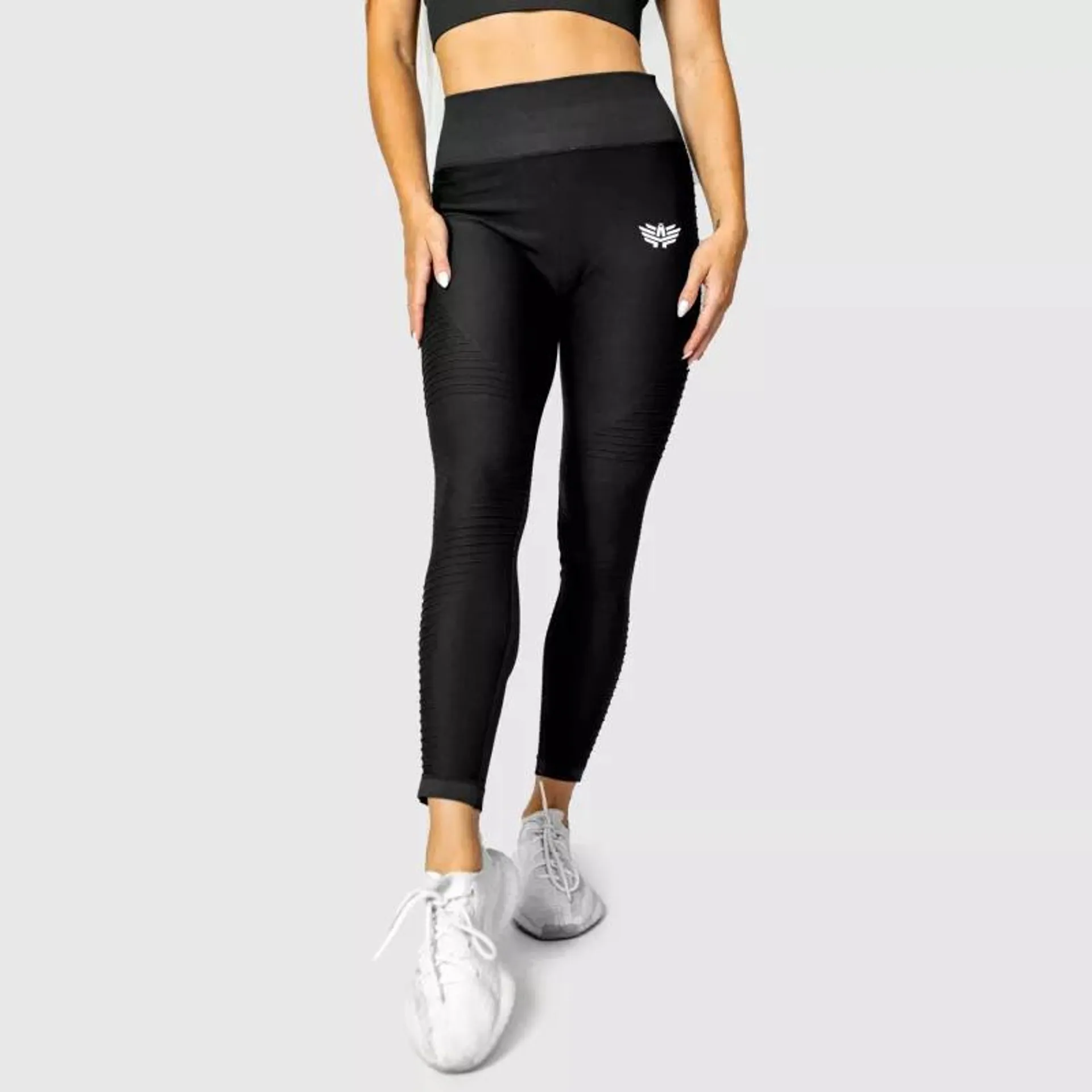 Varrás nélküli leggings Iron Aesthetics Dynamic, fekete