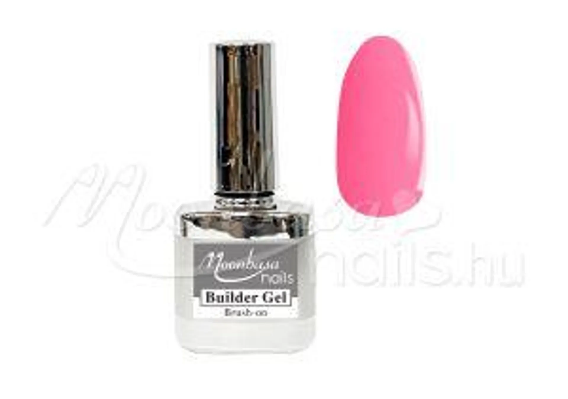 Neon pink Ecsetes építő zselé 12ml #116