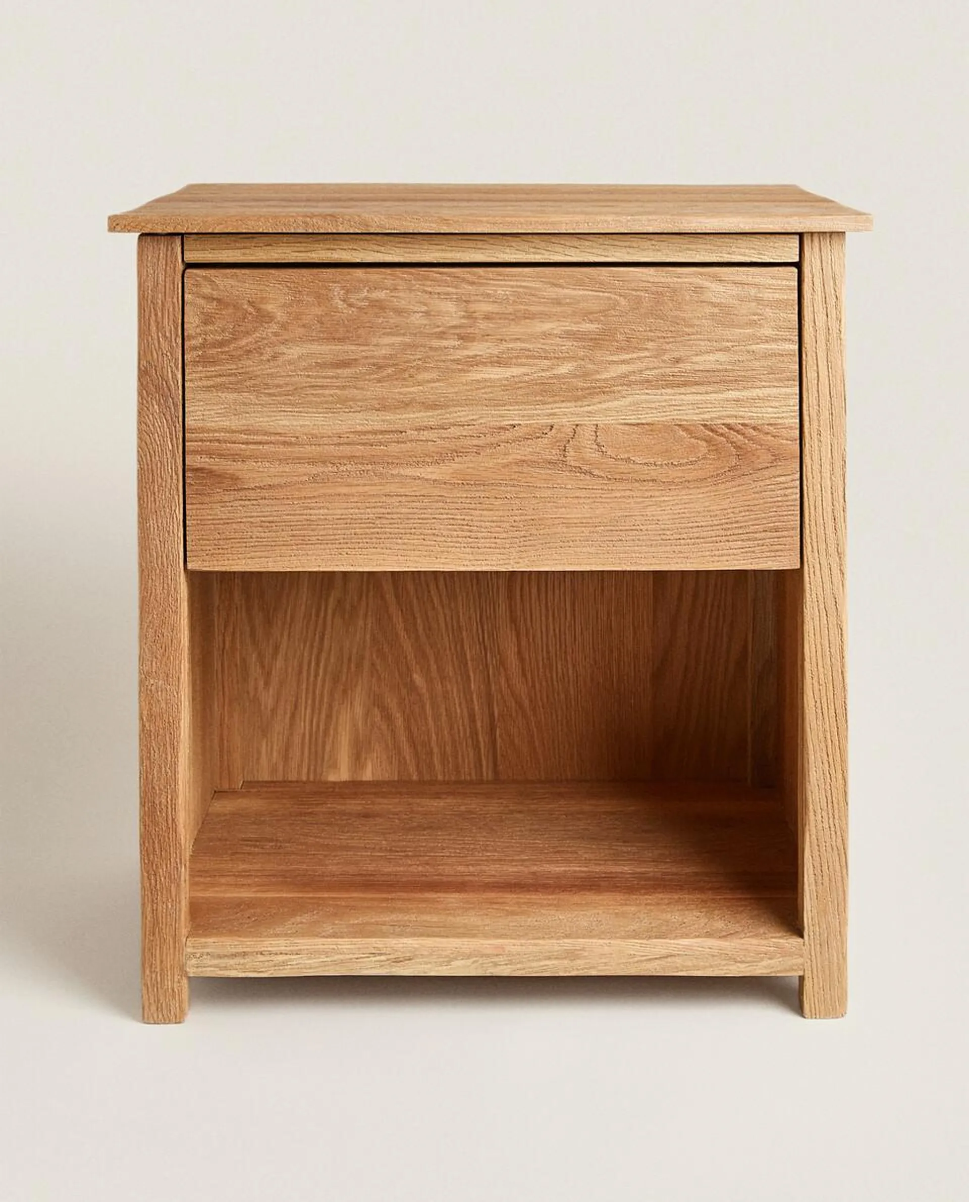 OAK WOOD BEDSIDE TABLE