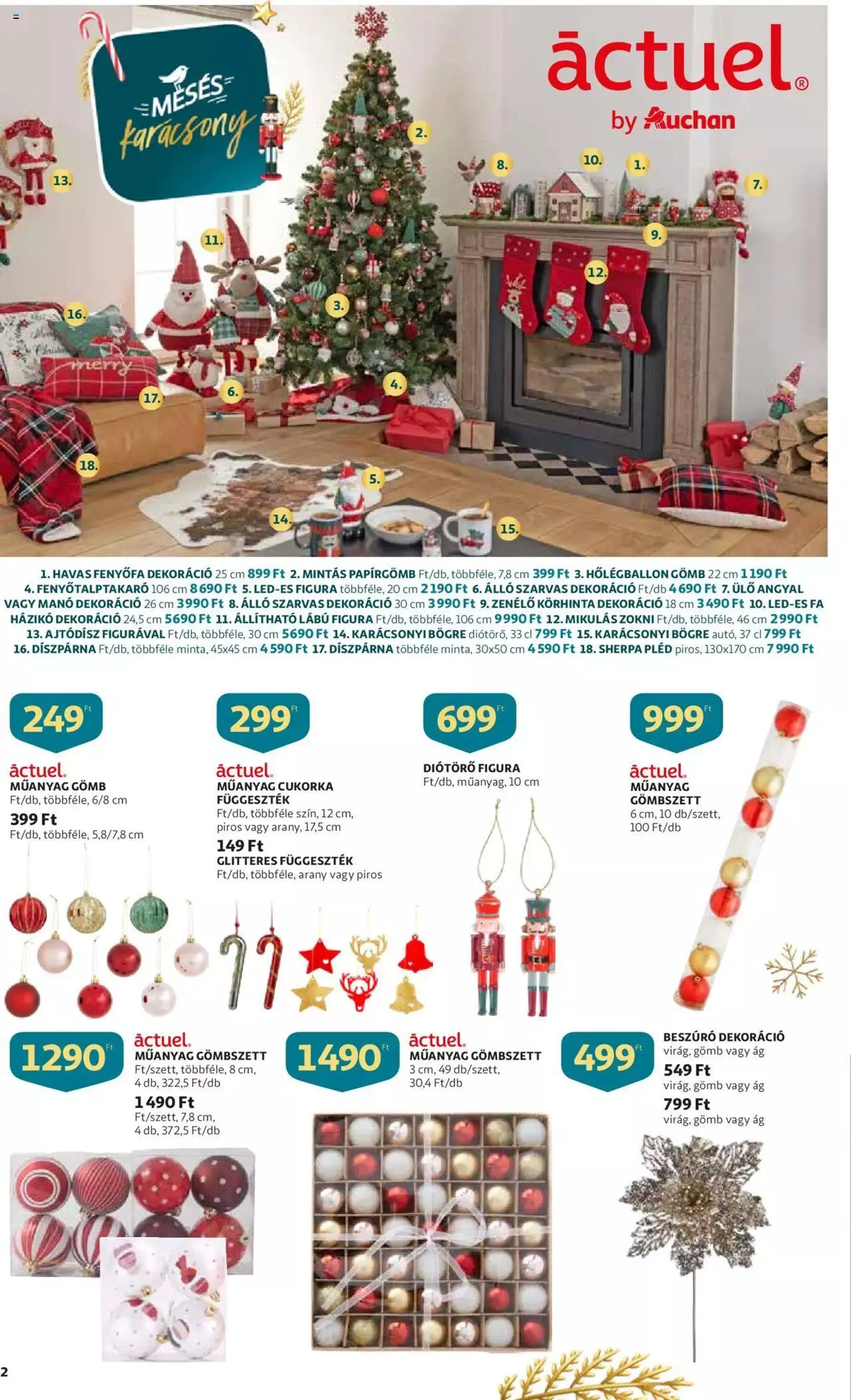 Auchan - Karácsonyi dekoráció - 1