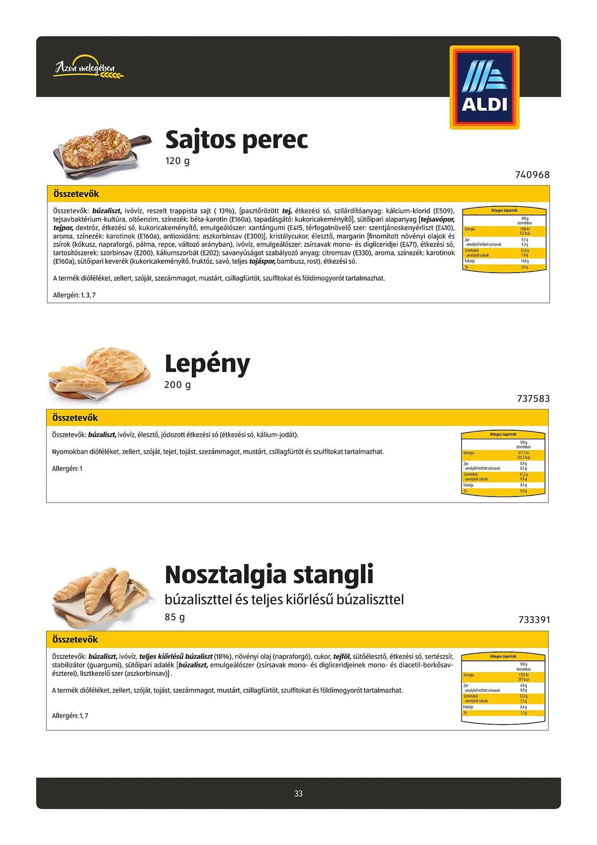 Katalógus ALDI akciós újság július 26.-tól október 21.-ig 2024. - Oldal 33