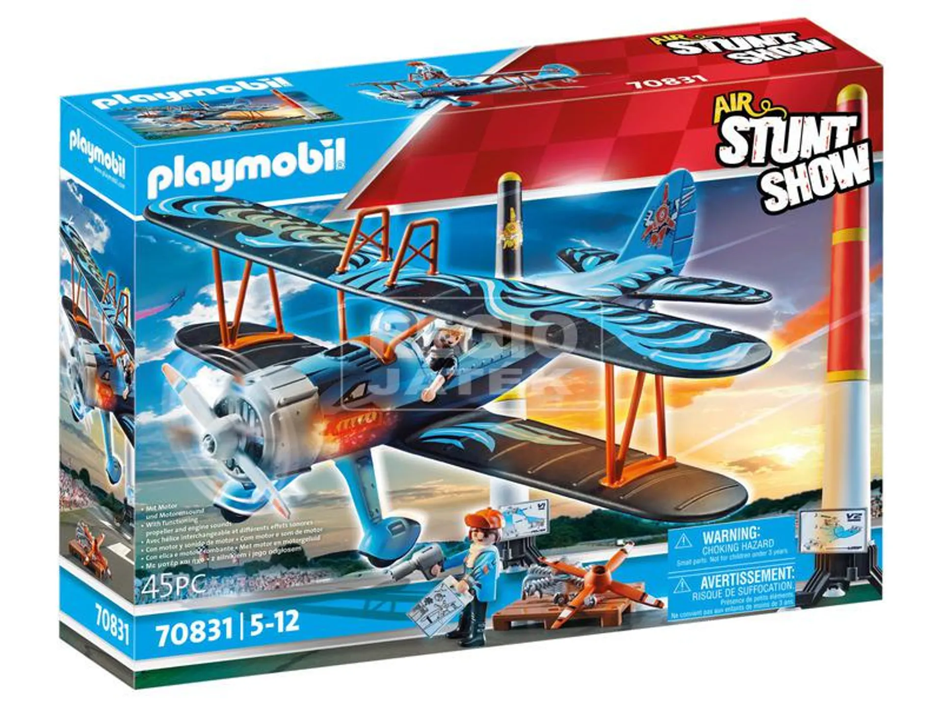 Playmobil Air Stuntshow " Főnix" kétfedelű