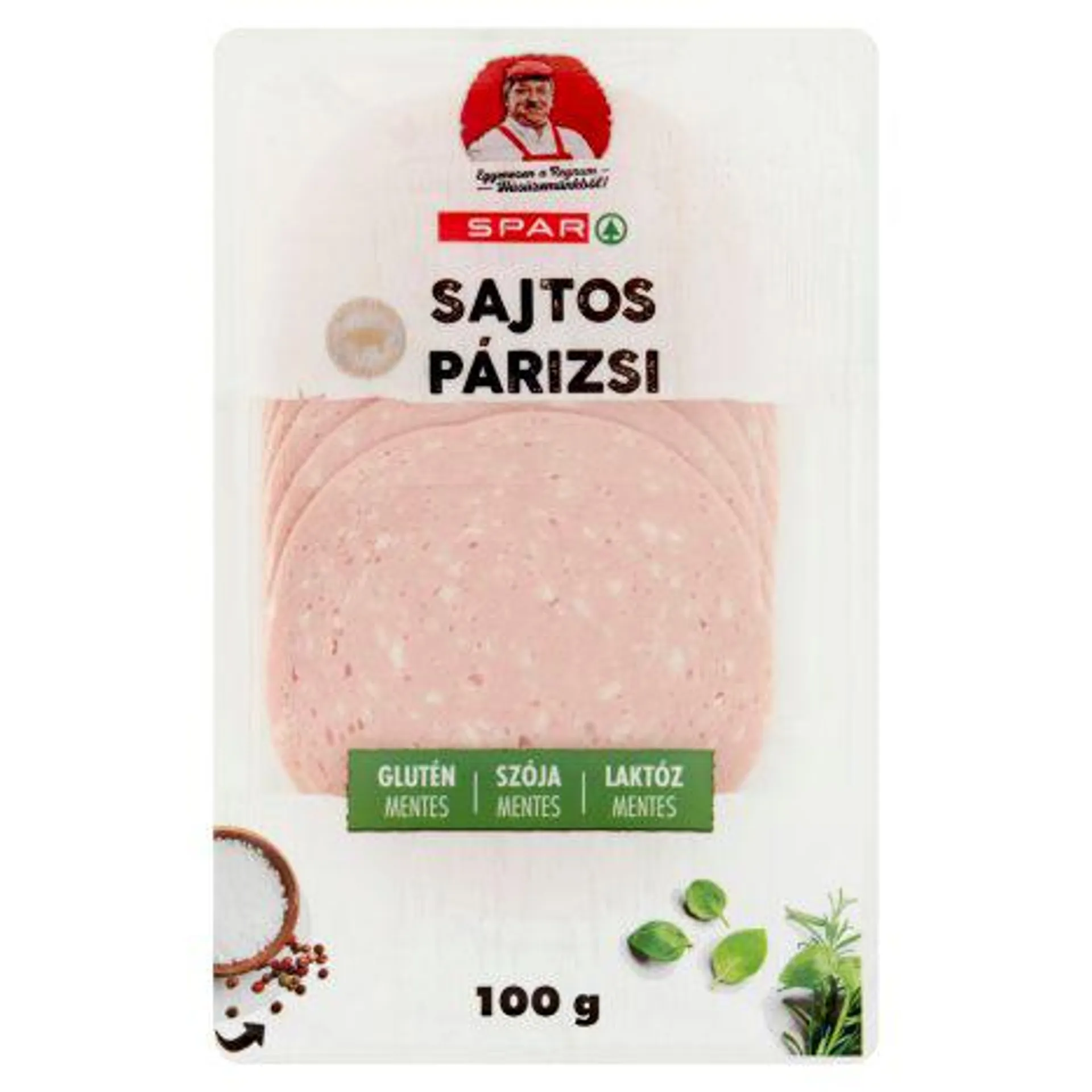 SPAR szeletelt sajtos sertéspárizsi 100 g