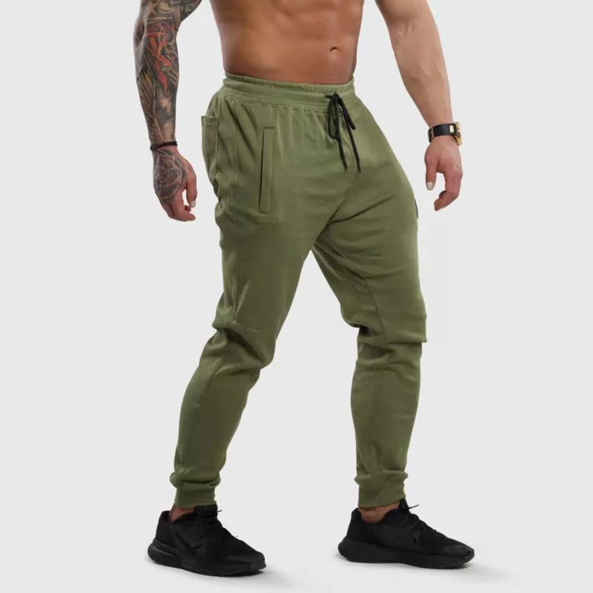 Jogger melegítőnadrág Iron Aesthetics GymStar Thermal, zöld