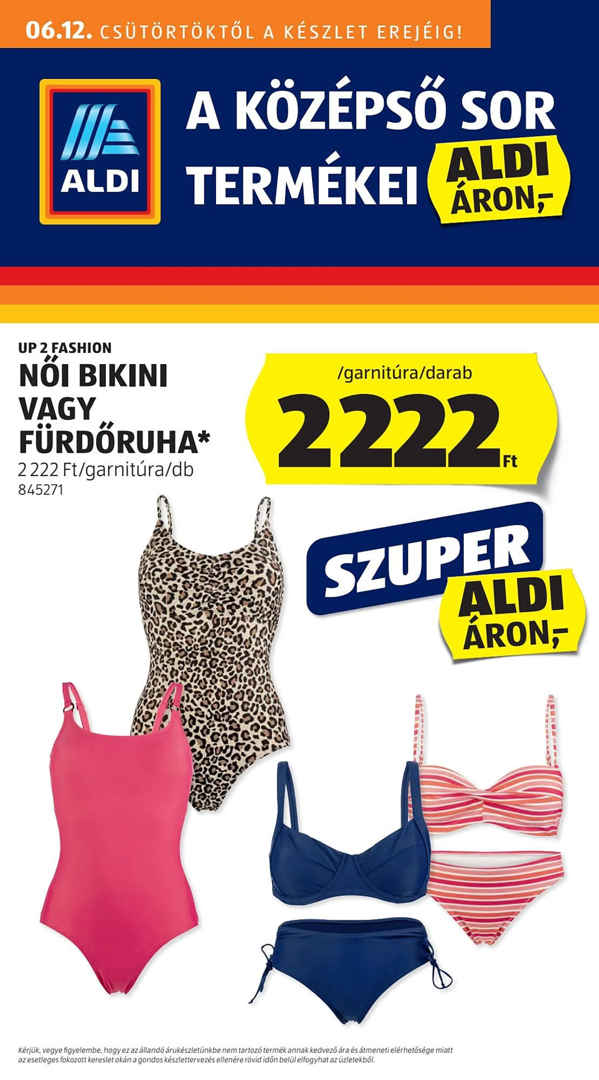 ALDI akciós újság - 1