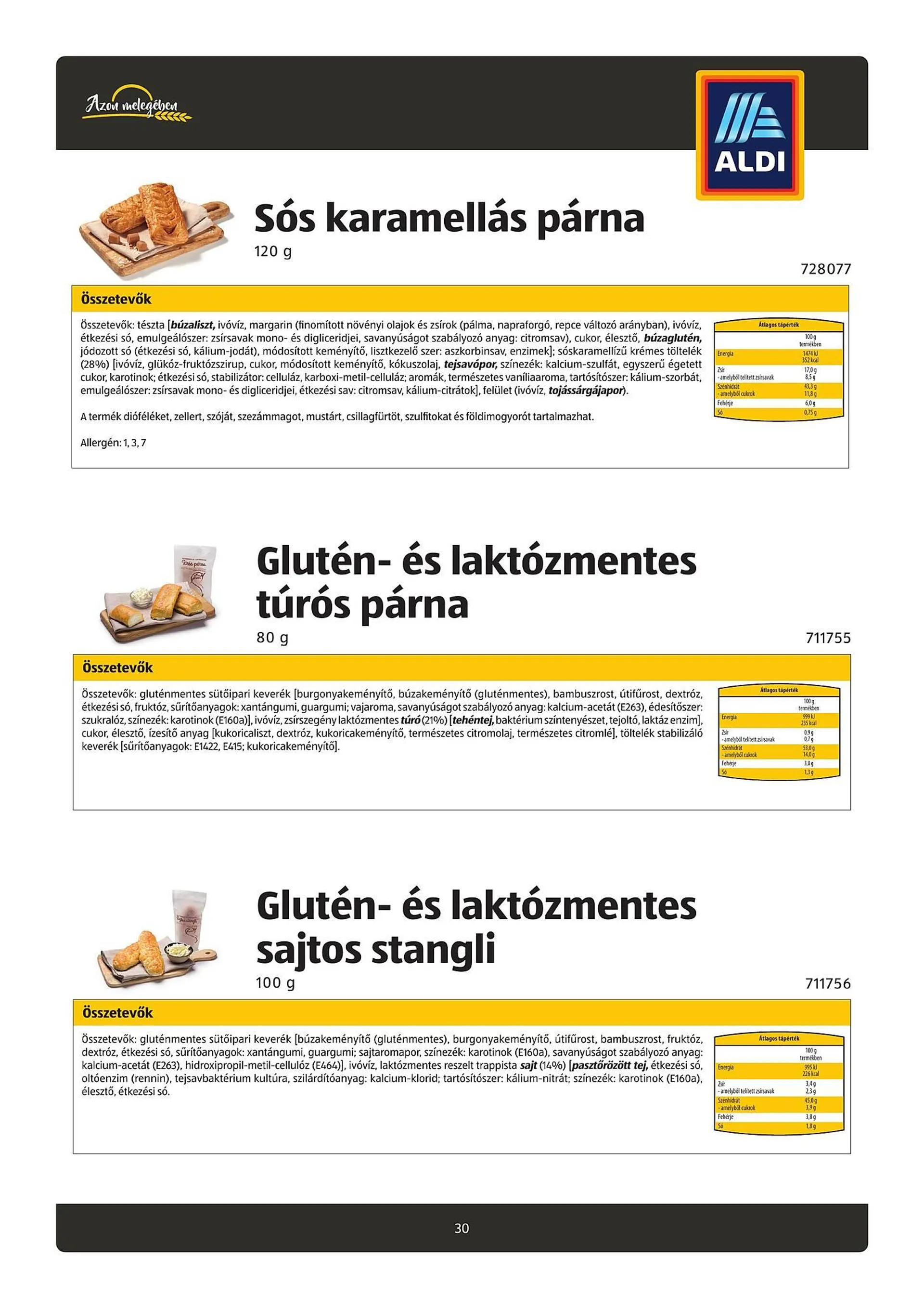 ALDI akciós újság - 30