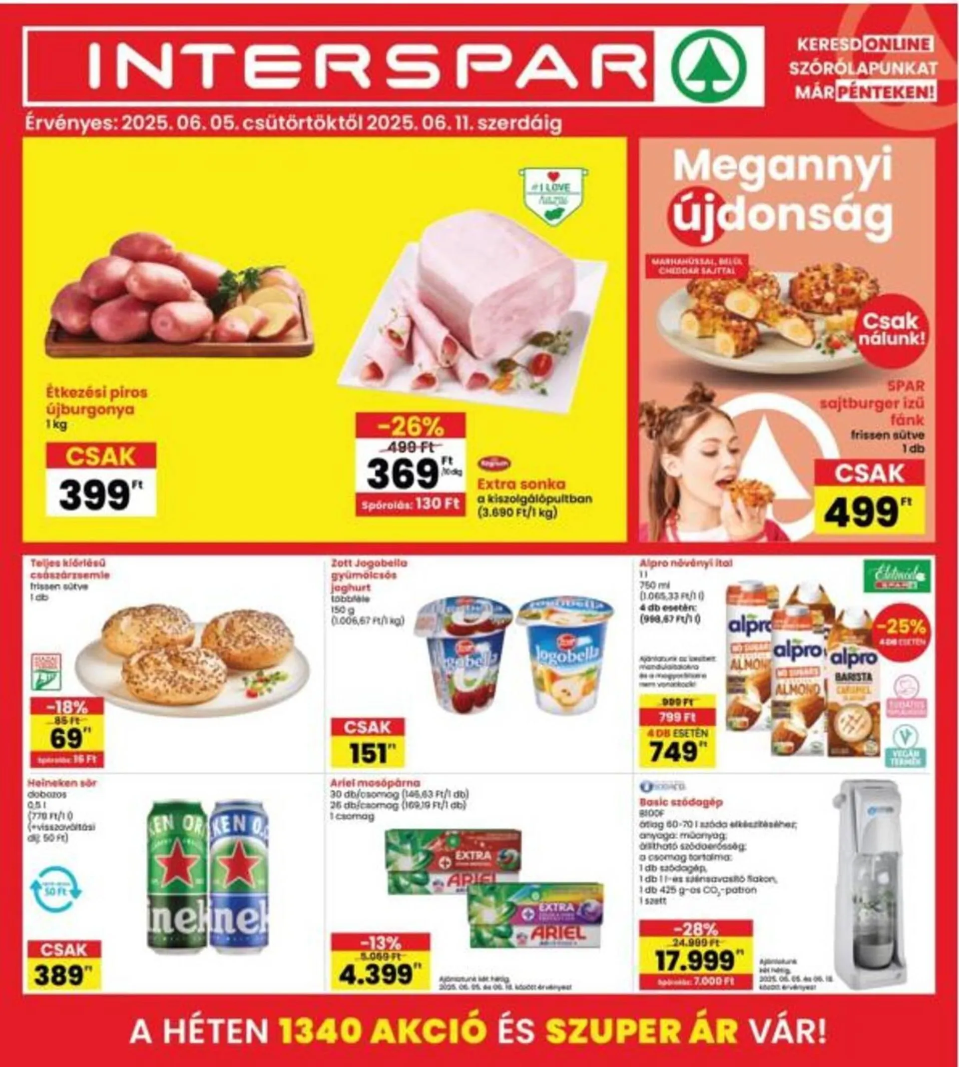 Katalógus Interspar akciós újság június 5.-tól június 11.-ig 2025. - Oldal 1