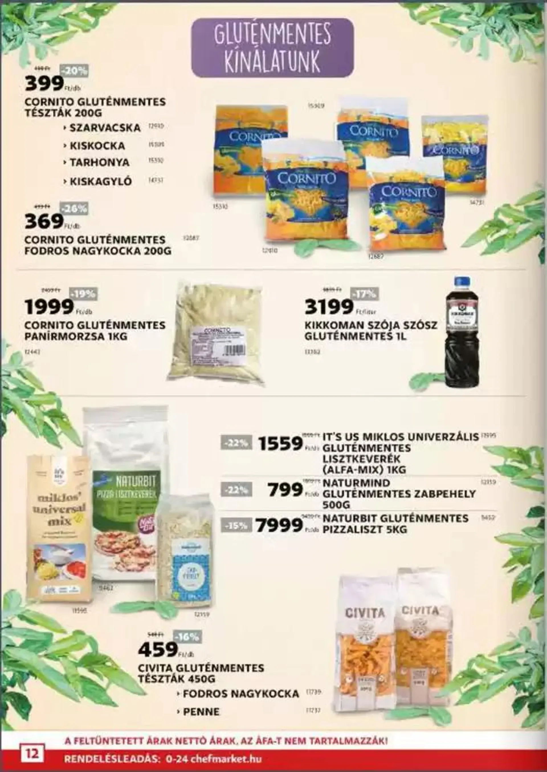 Katalógus Chef Market Magazin október 1.-tól október 31.-ig 2024. - Oldal 12