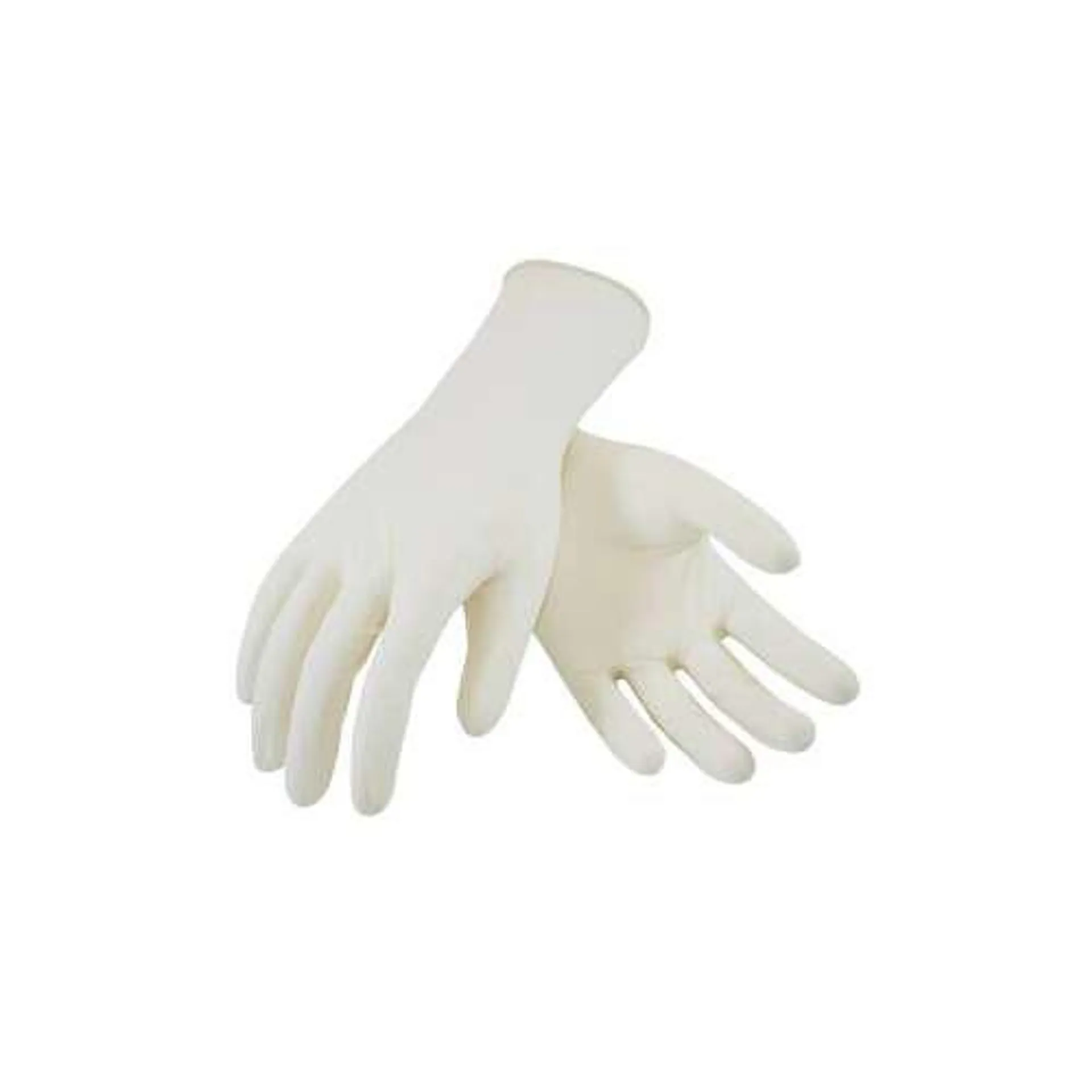 Gumikesztyű latex púderes l 100 db/doboz, gmt super gloves fehér