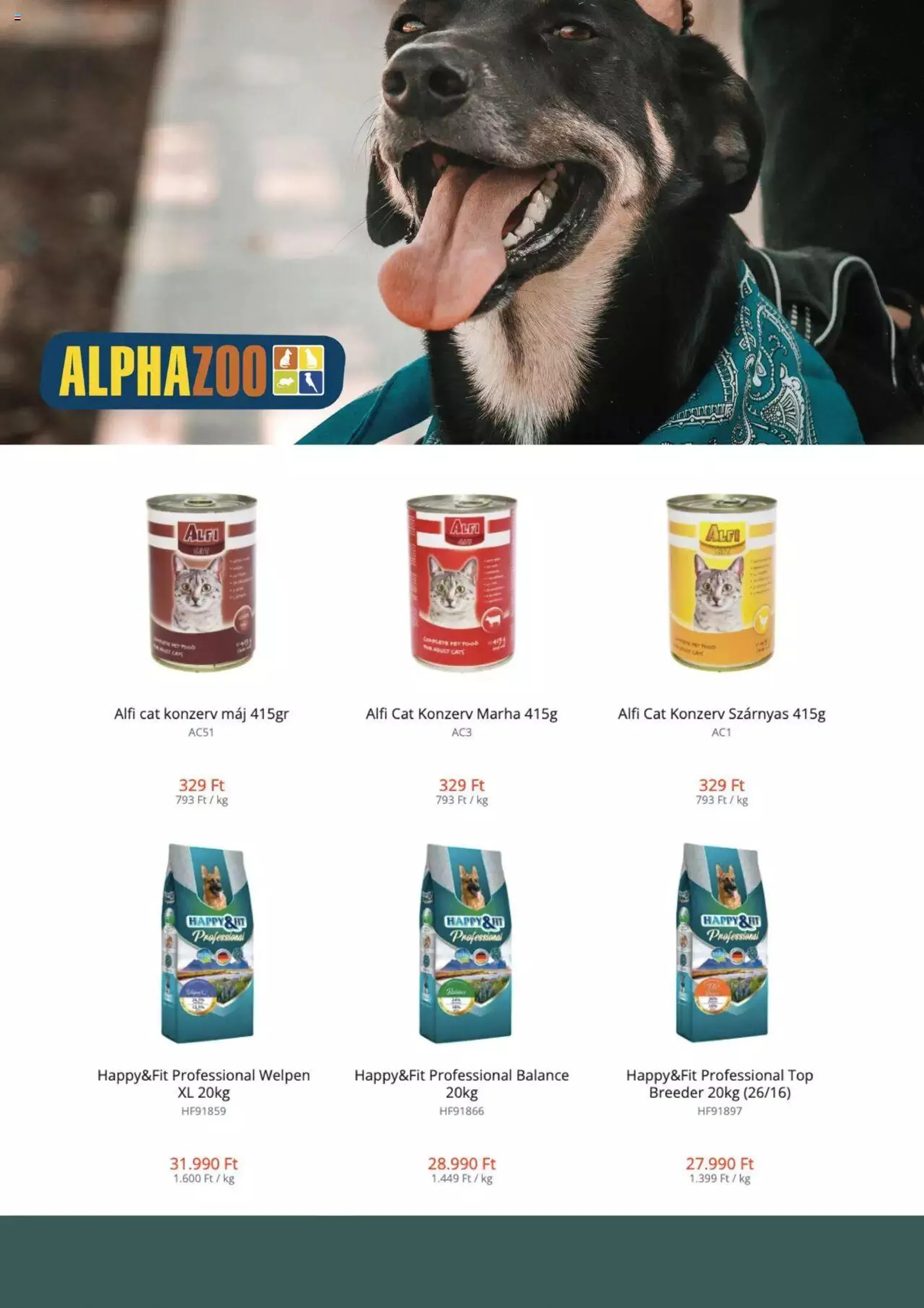 AlphaZoo - Akciós újság - 1